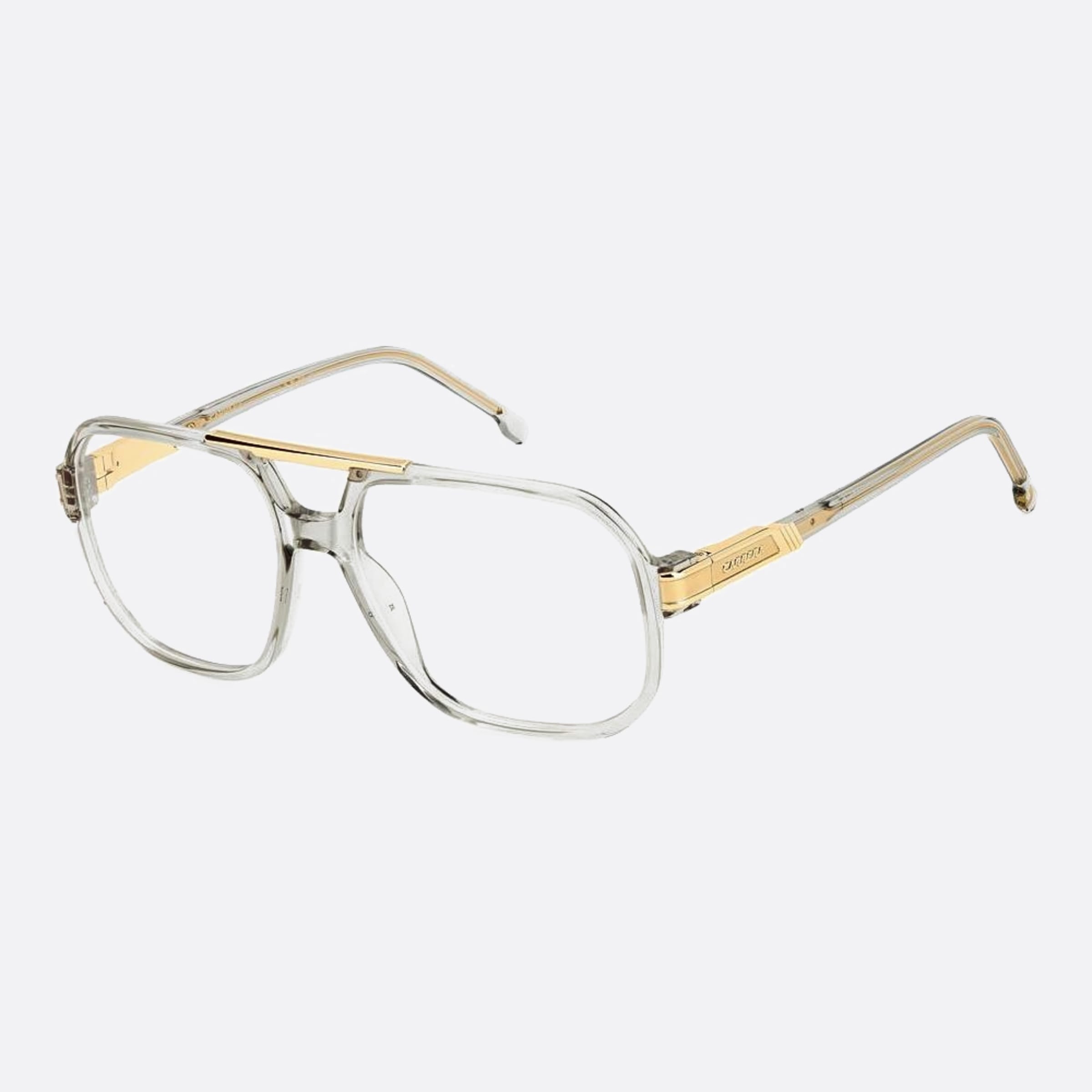 Carrera 57mm Carrera Kb7 Grey Squared Men Eyeglasses - Side View
