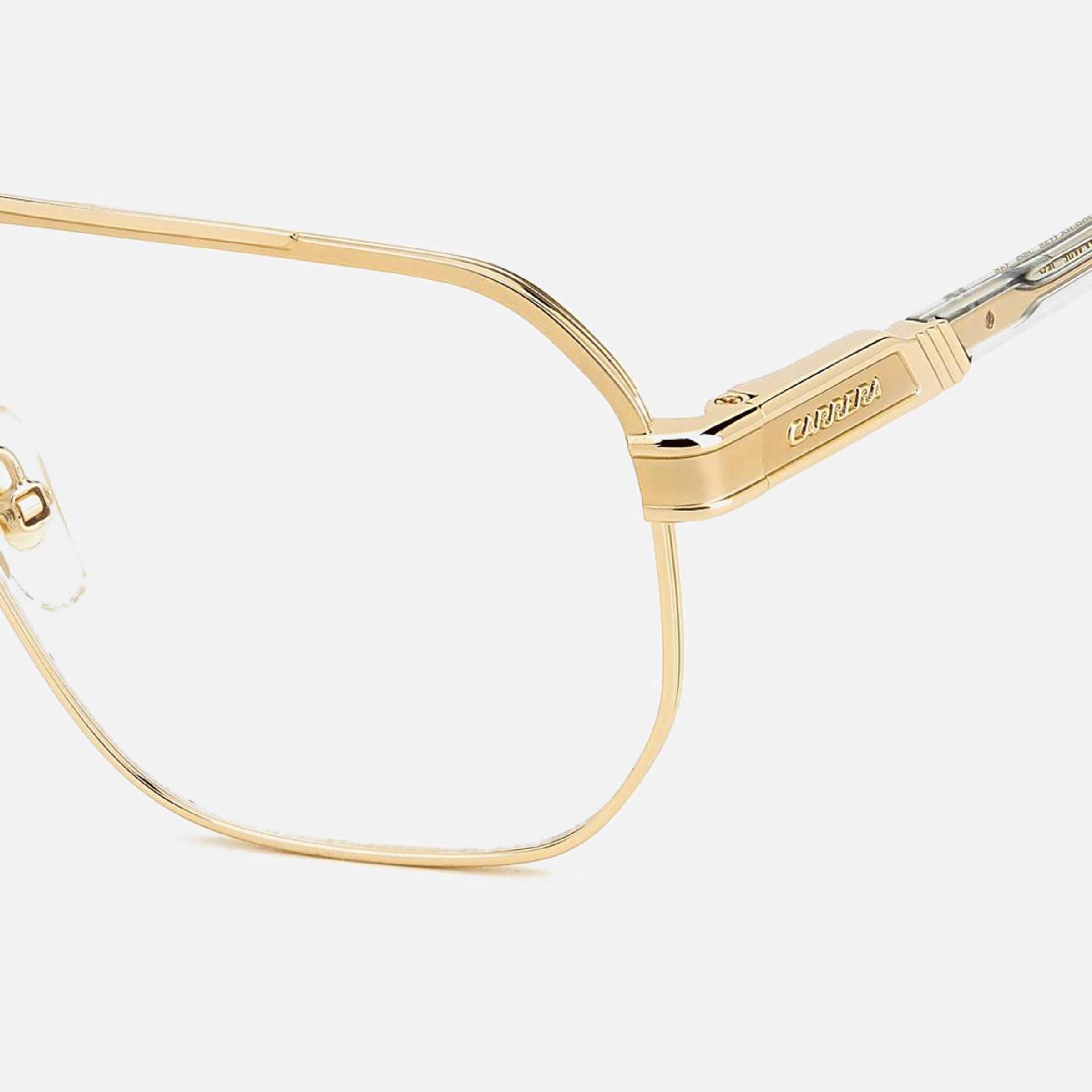 Carrera 60mm Carrera J5g Gold Geometric Men Eyeglasses - Additional Angle
