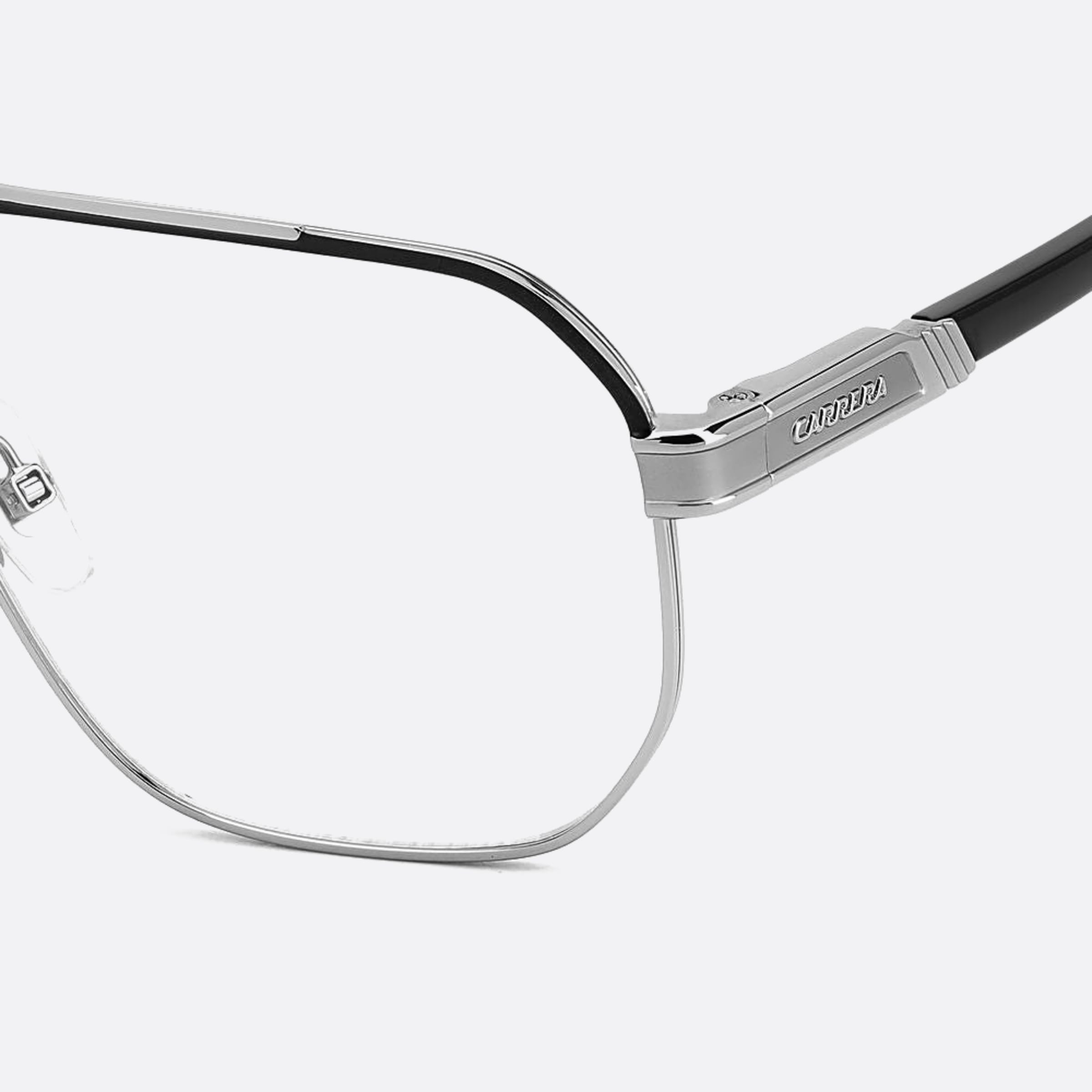 Carrera 60mm Carrera Rzz Grey Geometric Men Eyeglasses - Lifestyle Shot