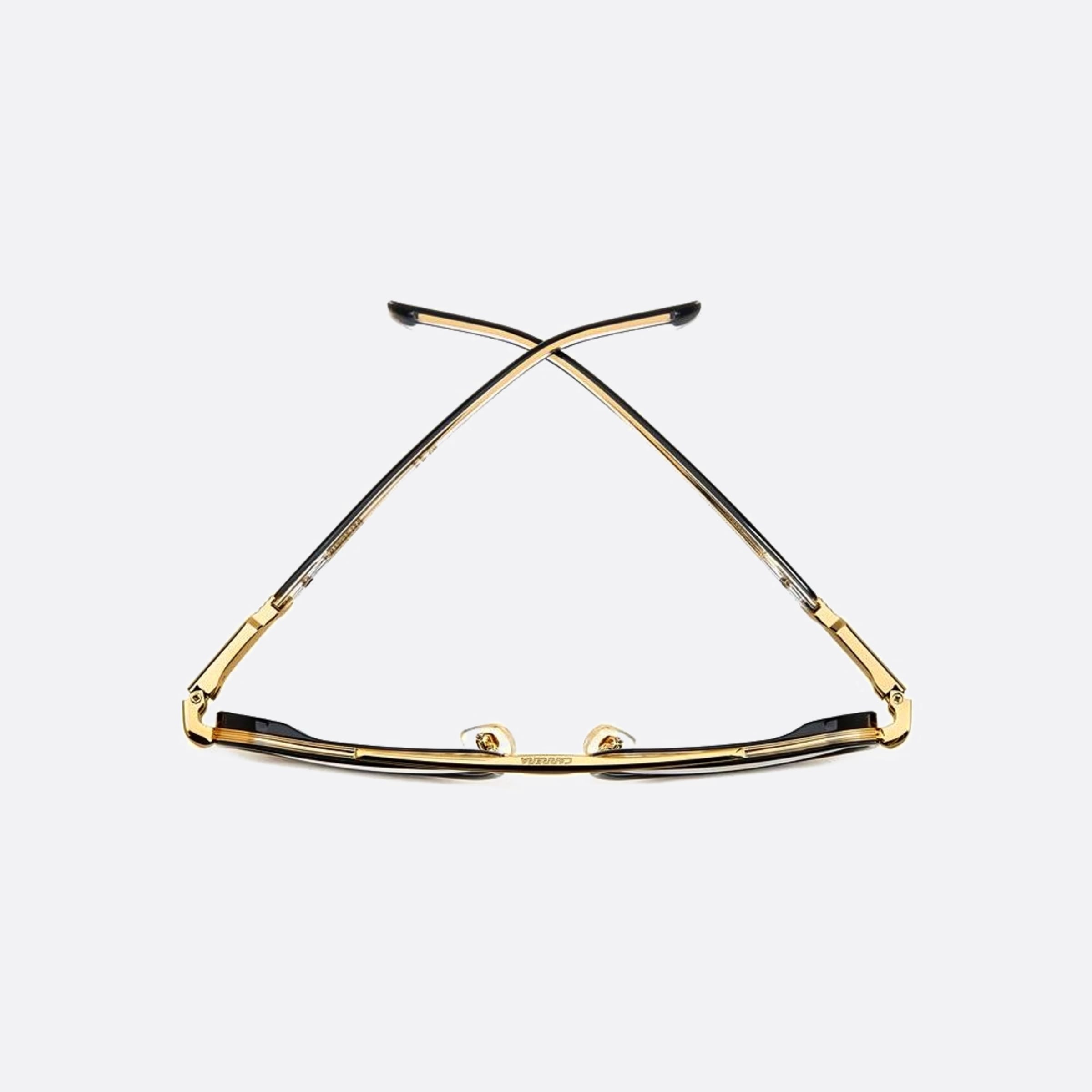 Carrera 55mm Carrera Black Geometric Men Eyeglasses - Side View
