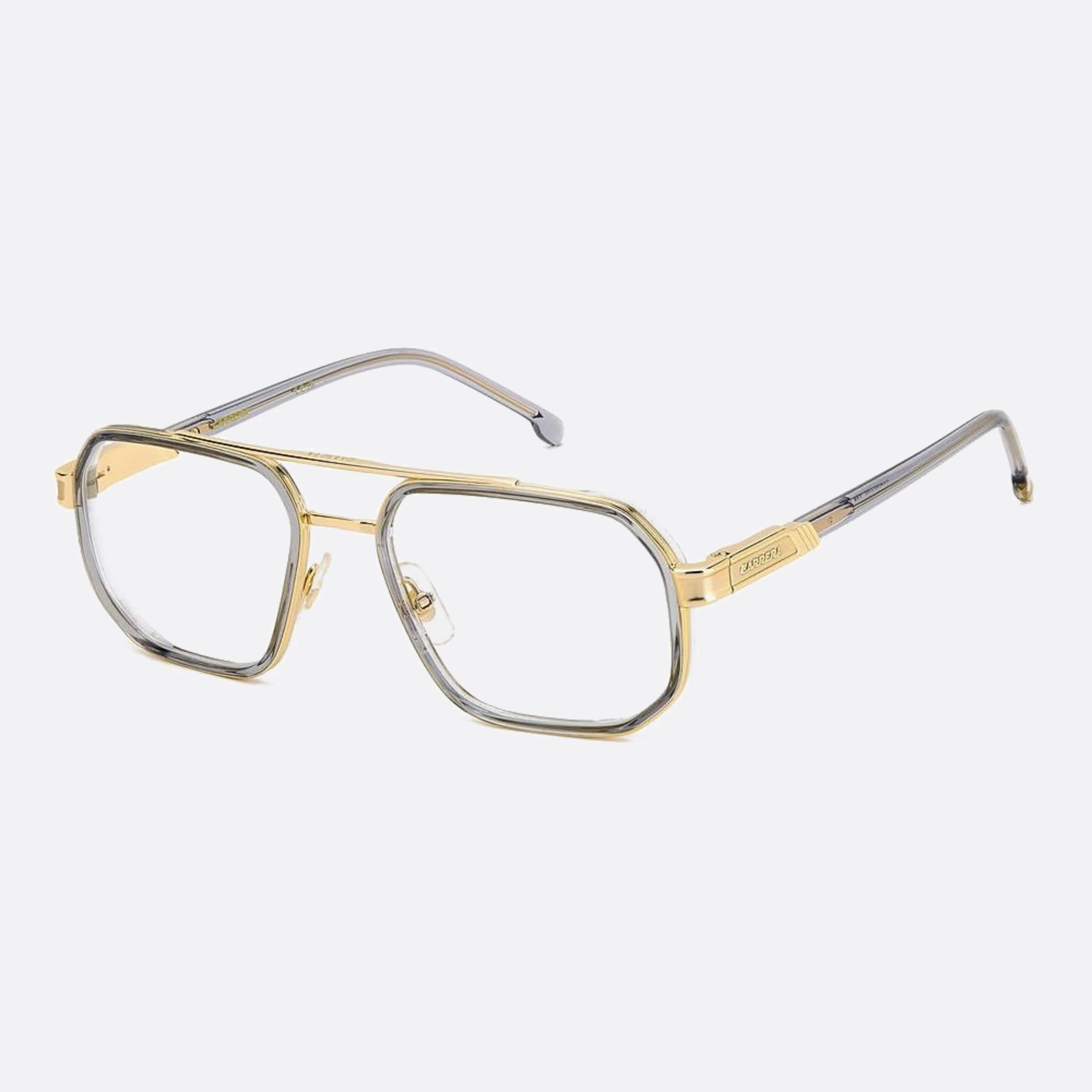 Carrera 55mm Carrera J5g Gold Geometric Men Eyeglasses - Main View