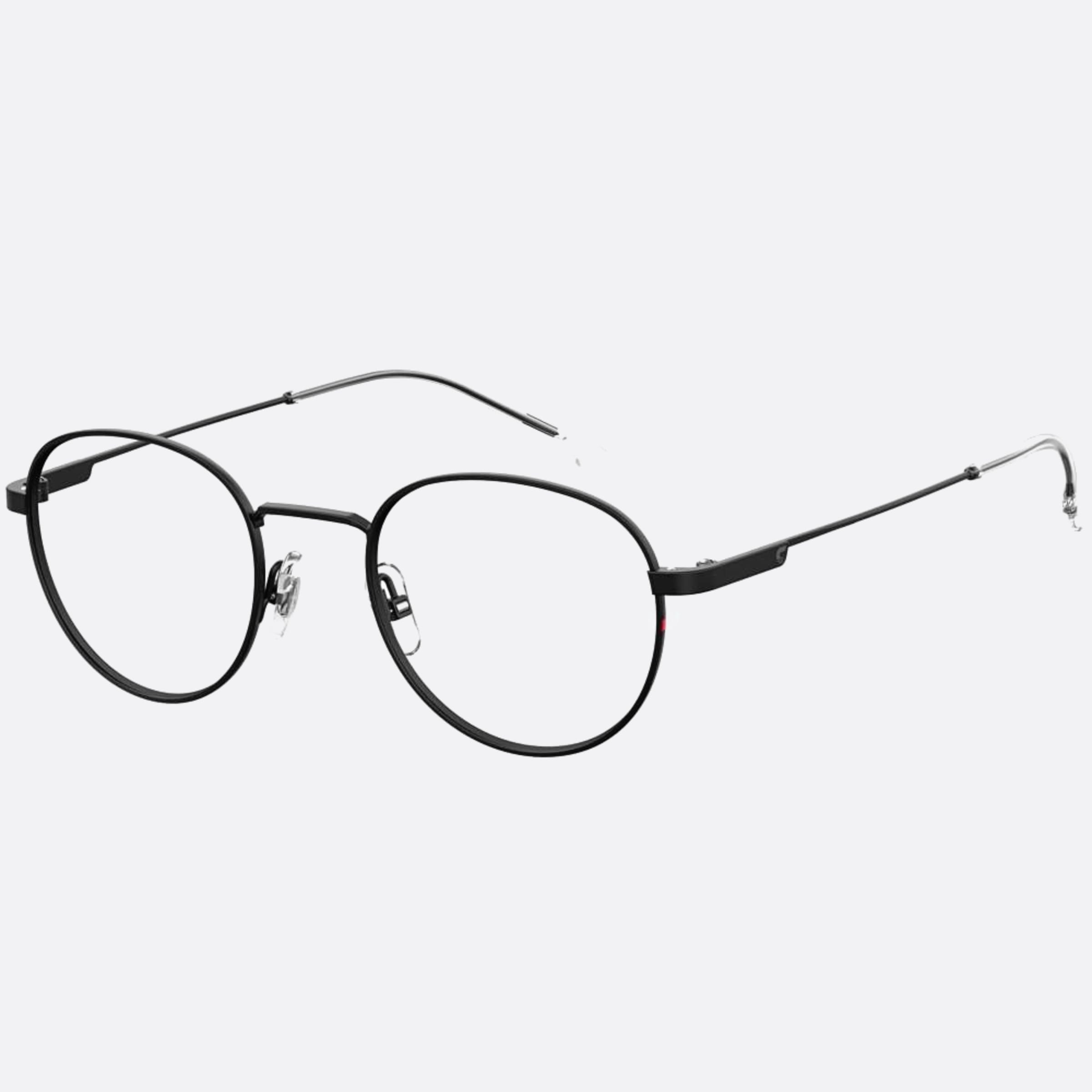 Carrera 49mm Carrera 2009t Teen Black Round Unisex Eyeglasses - Side View