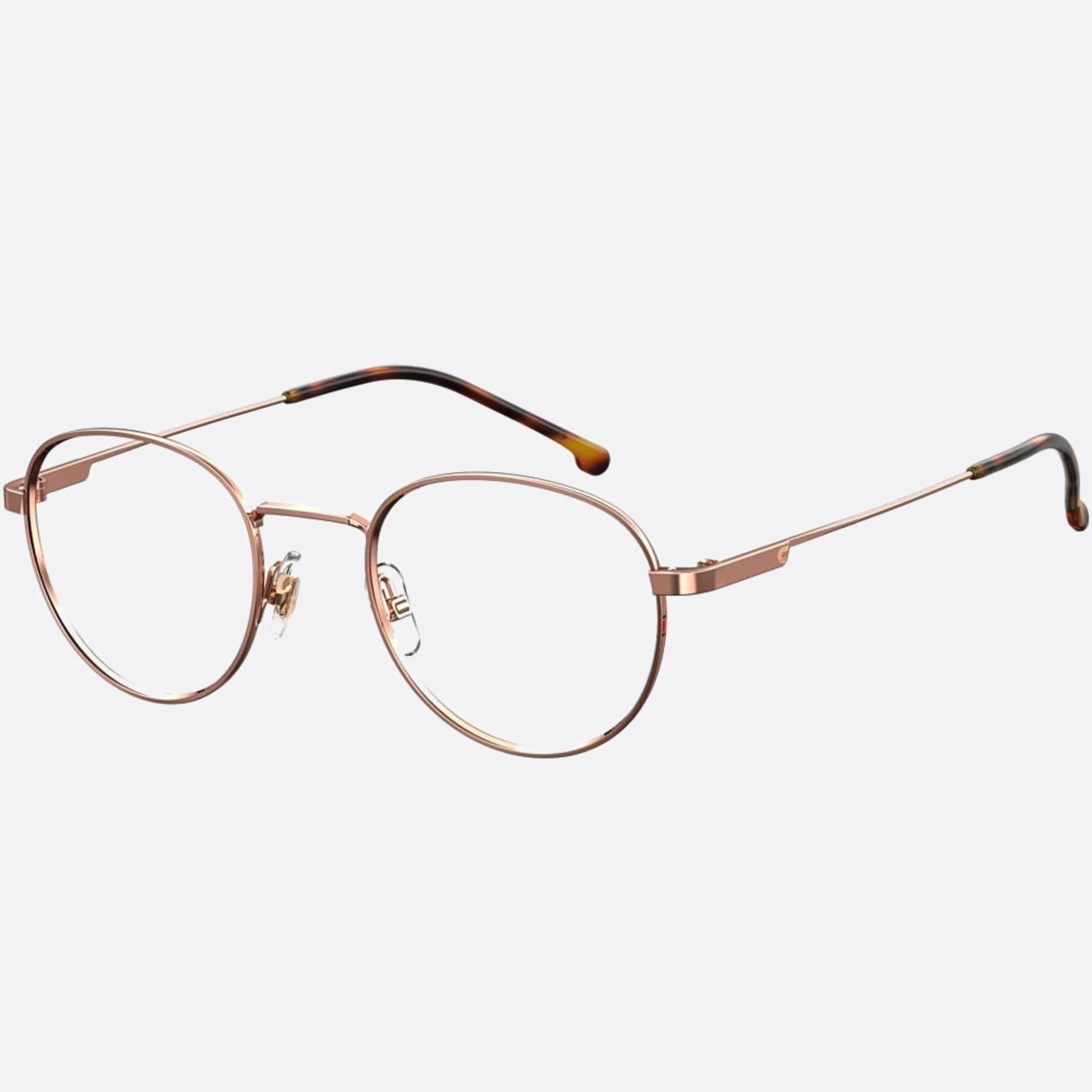 Carrera 47mm Carrera 2009t Teen Ddb Rose Gold Round Unisex Eyeglasses - Side View
