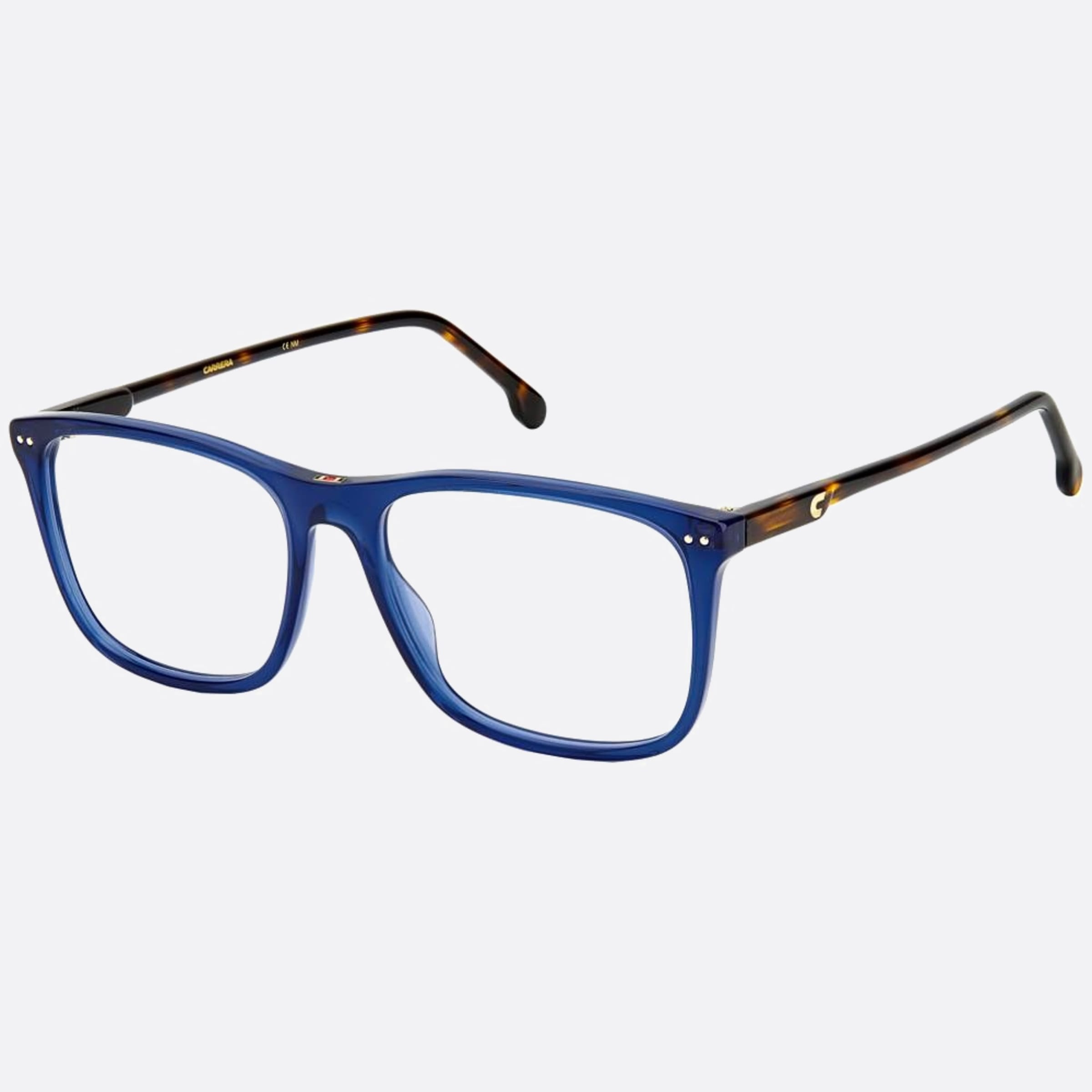 Carrera 54mm Carrera 2012t Teen Pjp Blue Squared Children Eyeglasses - Side View