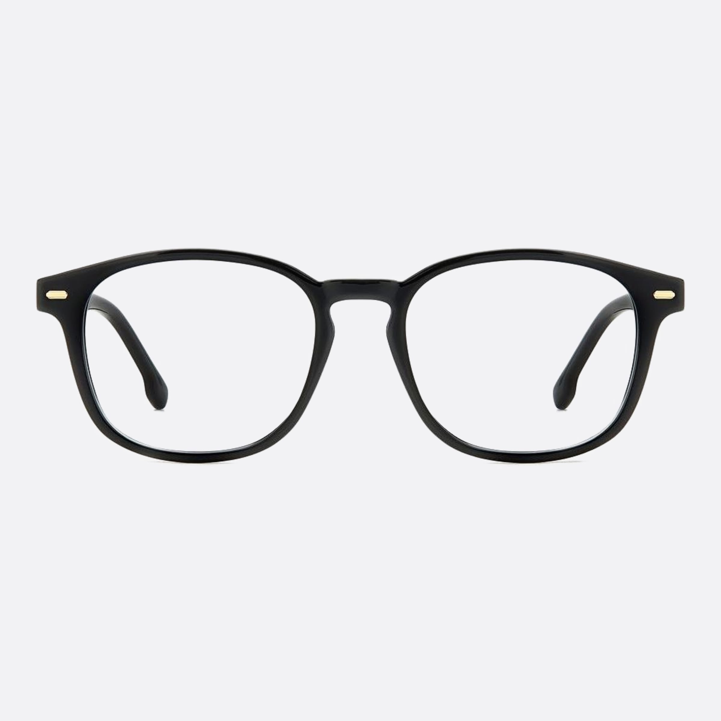 Carrera 49mm Carrera 2043t Black Geometric Unisex Eyeglasses - Main View