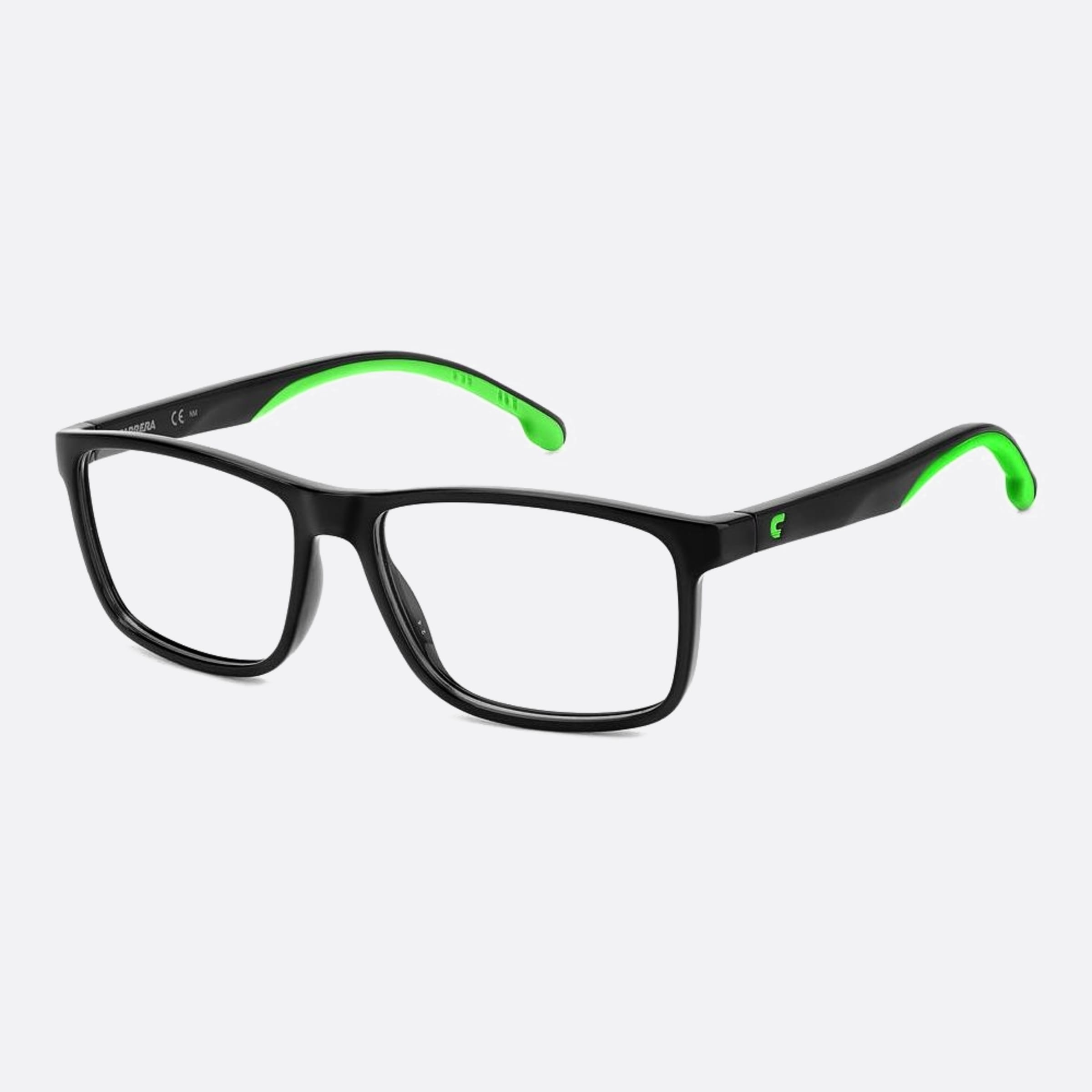 Carrera 52mm Carrera 2046t 7zj Black Squared Unisex Eyeglasses - Side View