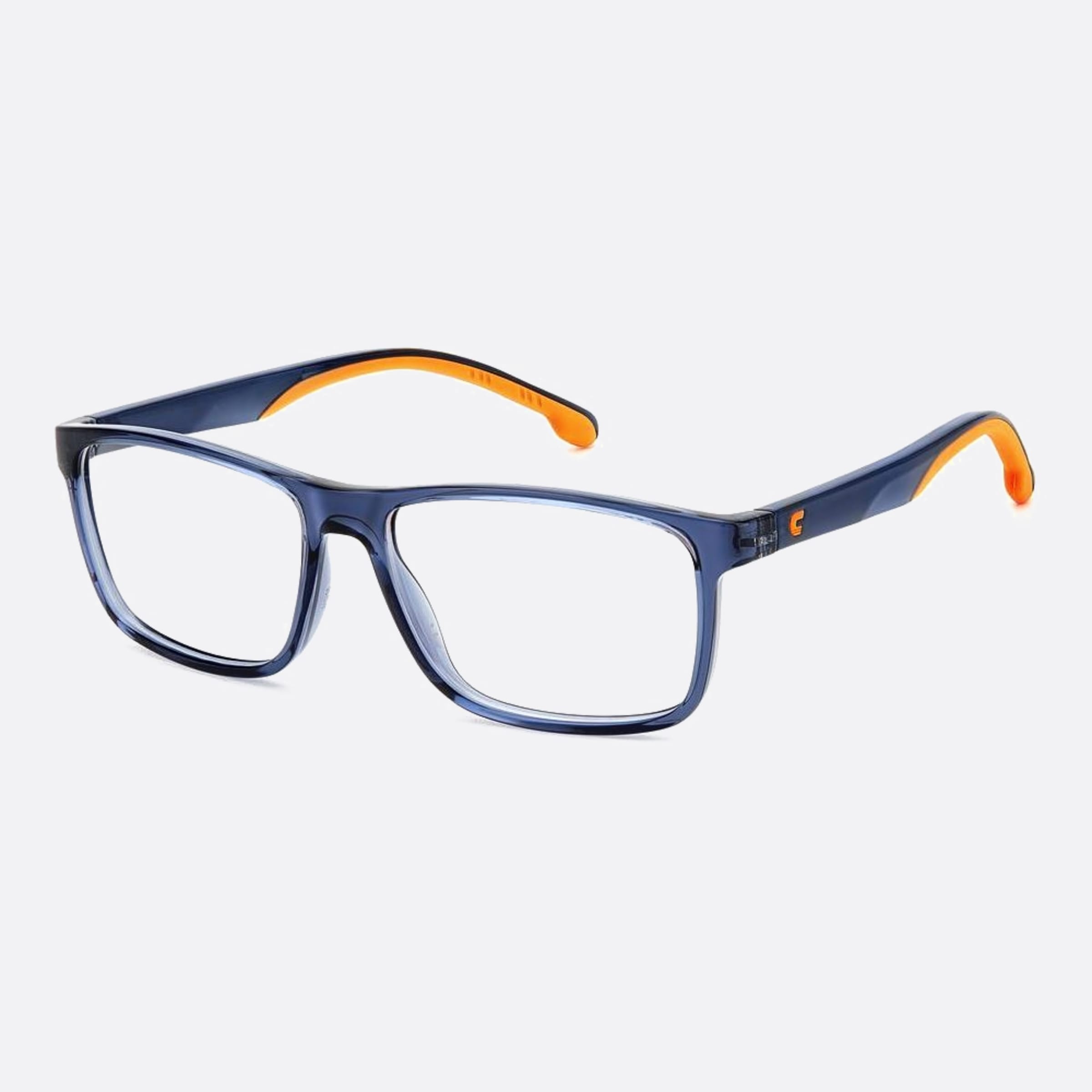 Carrera 52mm Carrera 2046t Rtc Blue Squared Unisex Eyeglasses - Side View