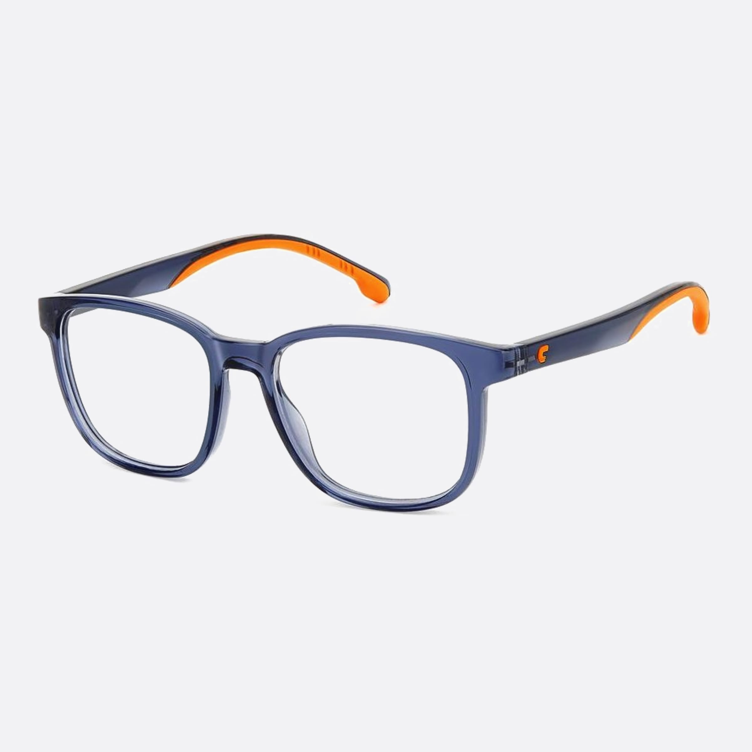 Carrera 50mm Carrera 2051t Rtc Blue Squared Unisex Eyeglasses - Side View