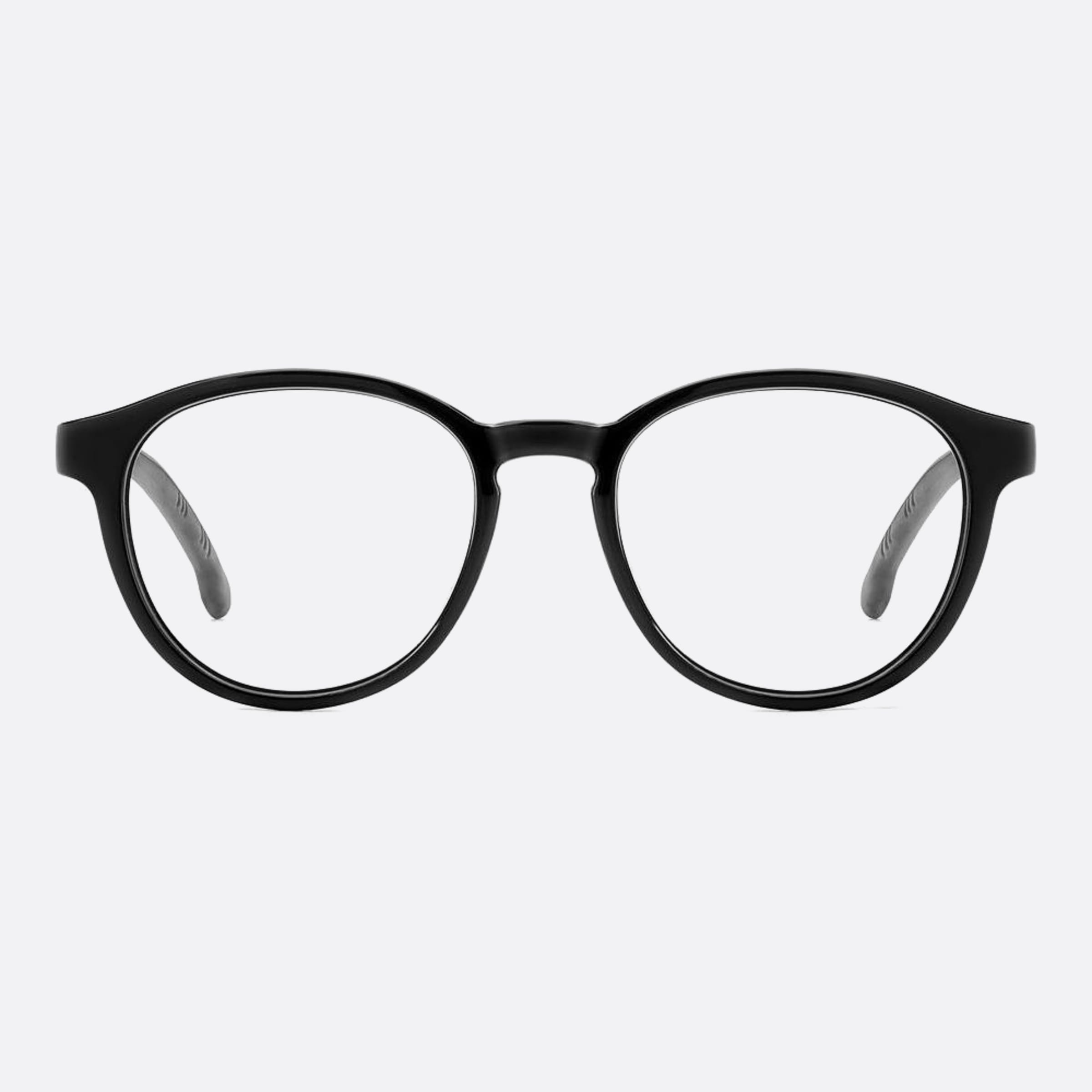 Carrera 48mm Carrera 2052t 08a Black Round Unisex Eyeglasses - Main View