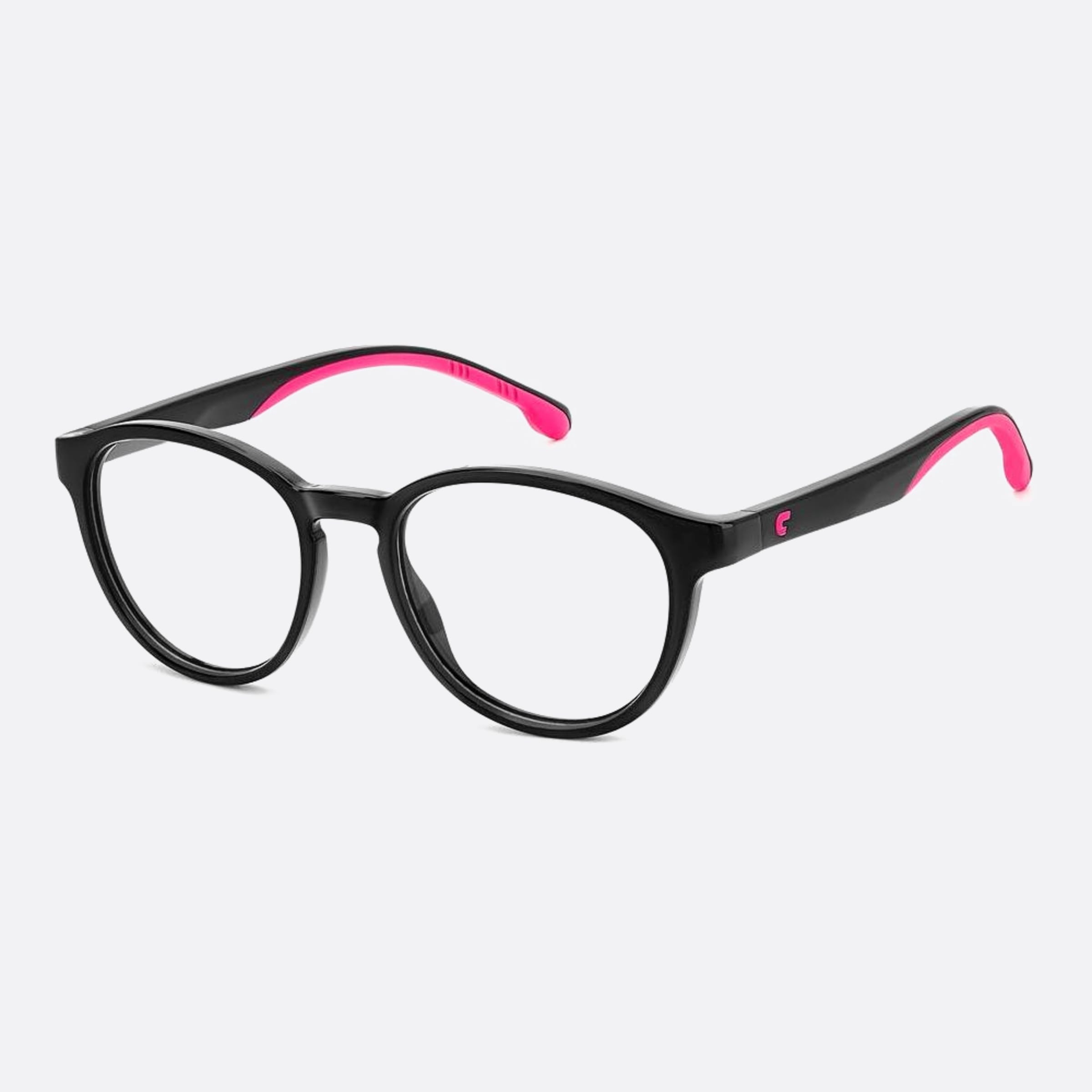 Carrera 48mm Carrera 2052t 3mr Black Round Unisex Eyeglasses - Side View
