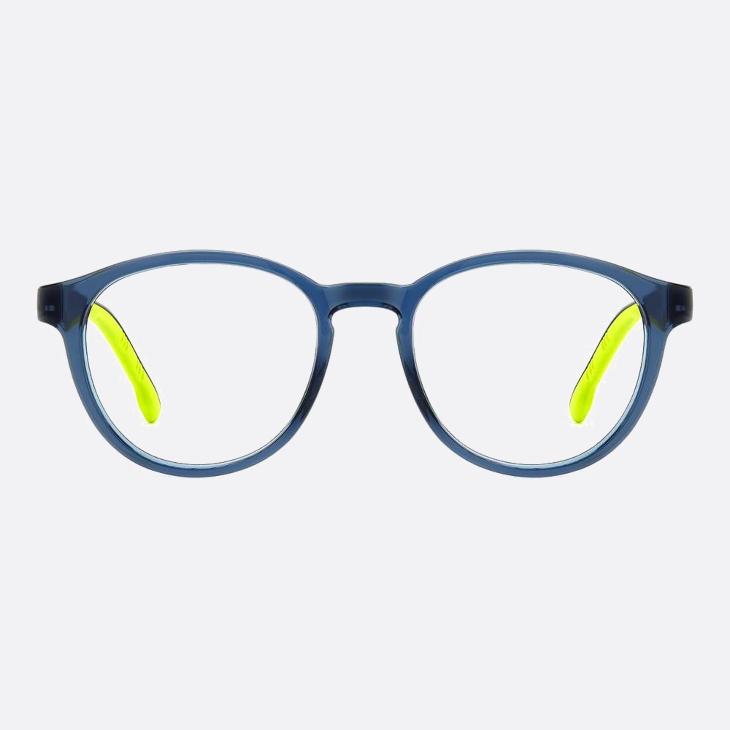 Carrera 48mm Carrera 2052t Rnb Blue Round Unisex Eyeglasses - Main View