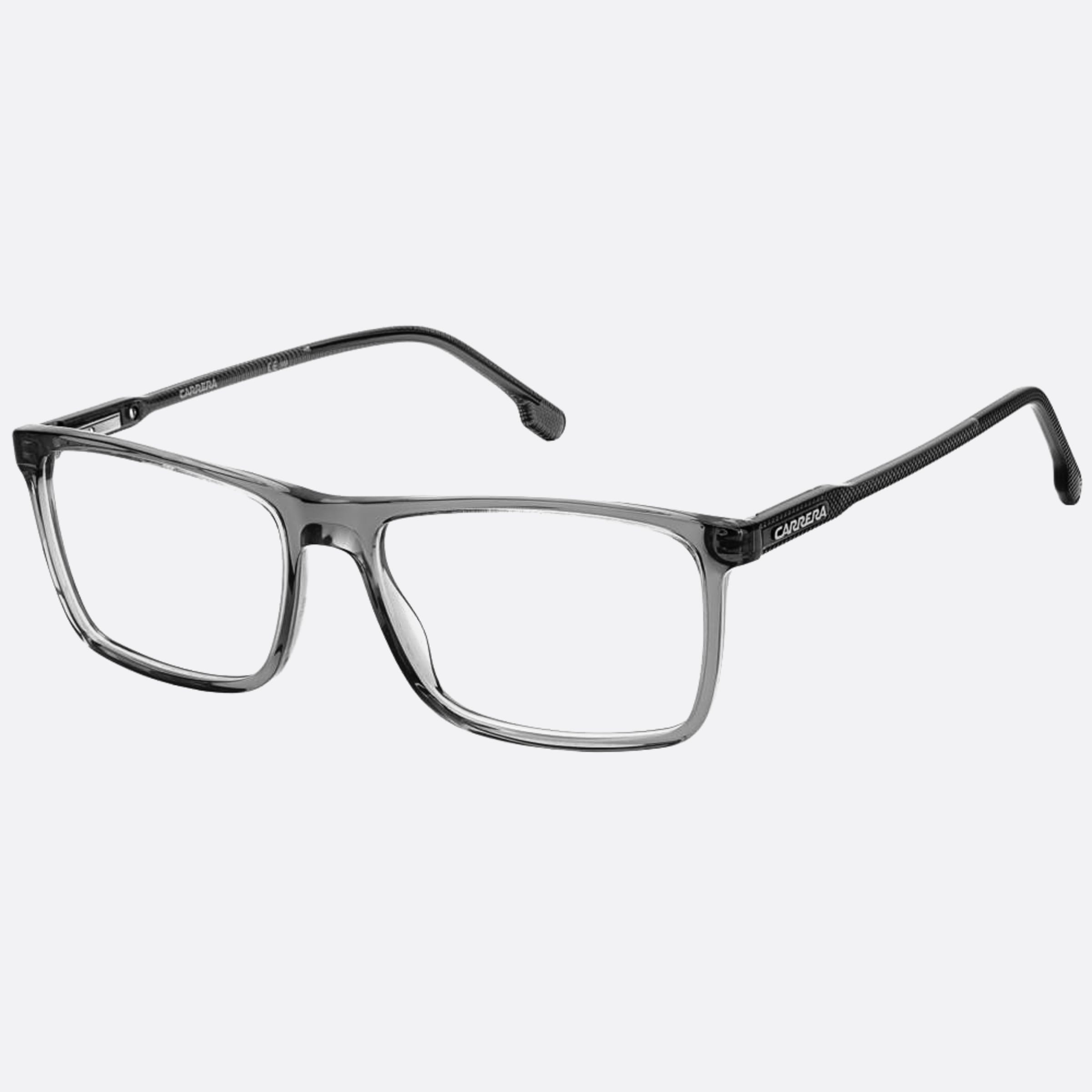 Carrera 56mm Carrera Kb7 Grey Squared Men Eyeglasses - Side View