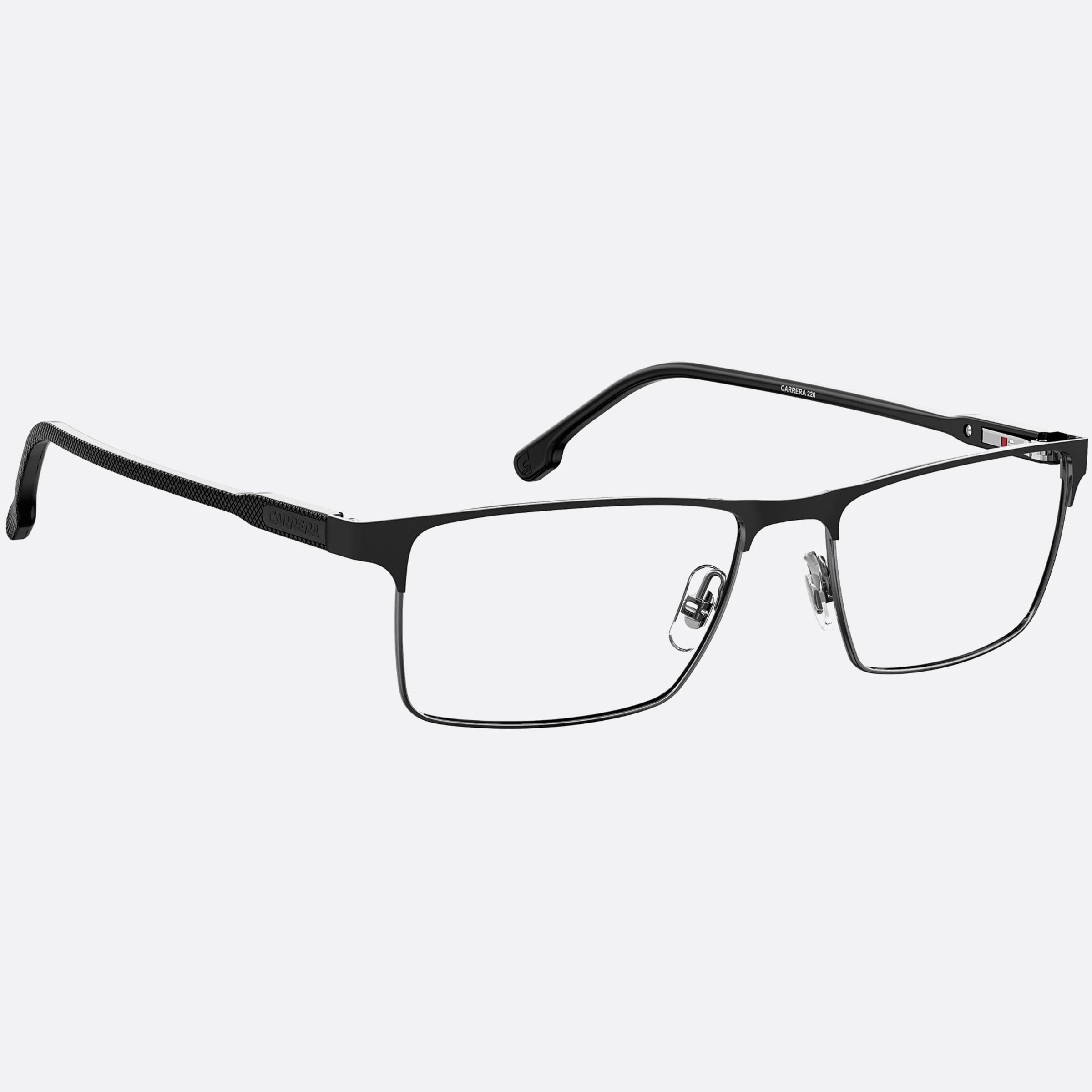 Carrera 56mm Carrera Kj1 Ruthenium Geometric Men Eyeglasses - Detail View