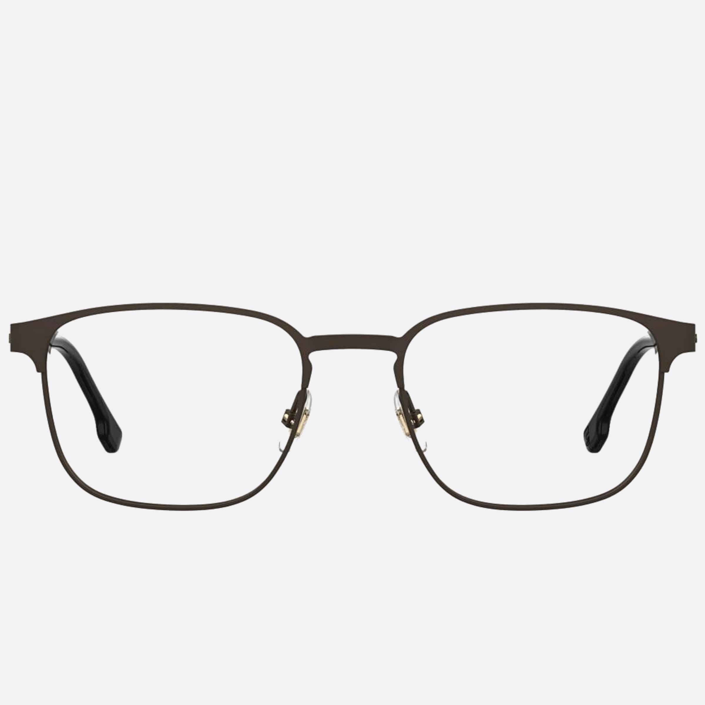 Carrera 53mm Carrera 09q Brown Geometric Men Eyeglasses - Main View