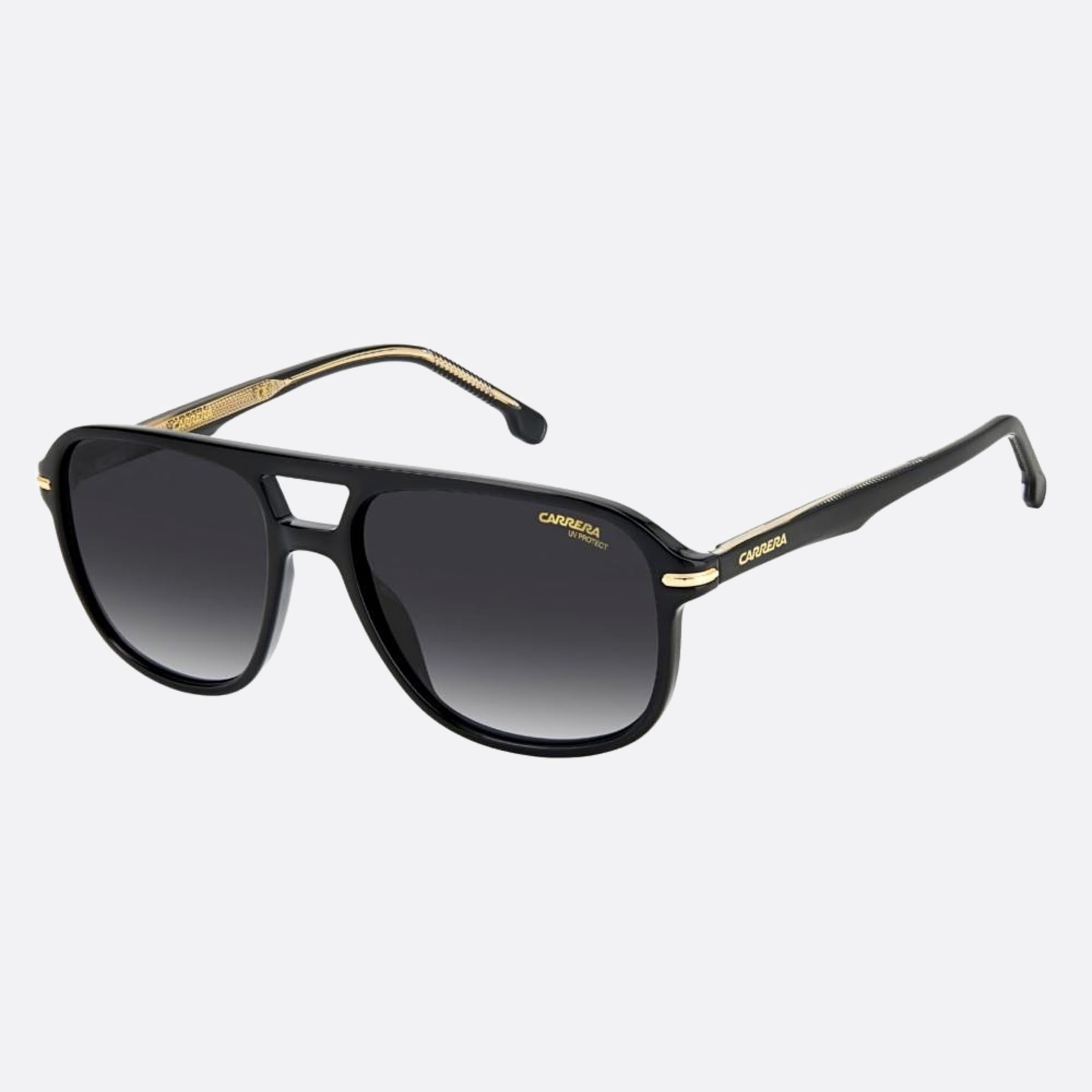 Carrera 56mm Carrera 2m2 Black Geometric Men Sunglasses - Side View