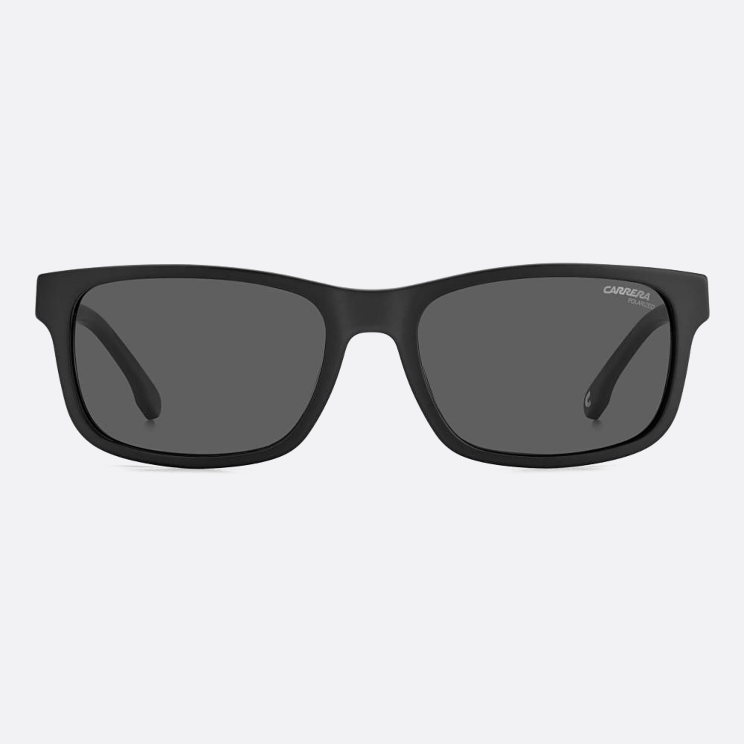 Carrera 57mm Carrera Black Squared Polarized Men Sunglasses - Main View