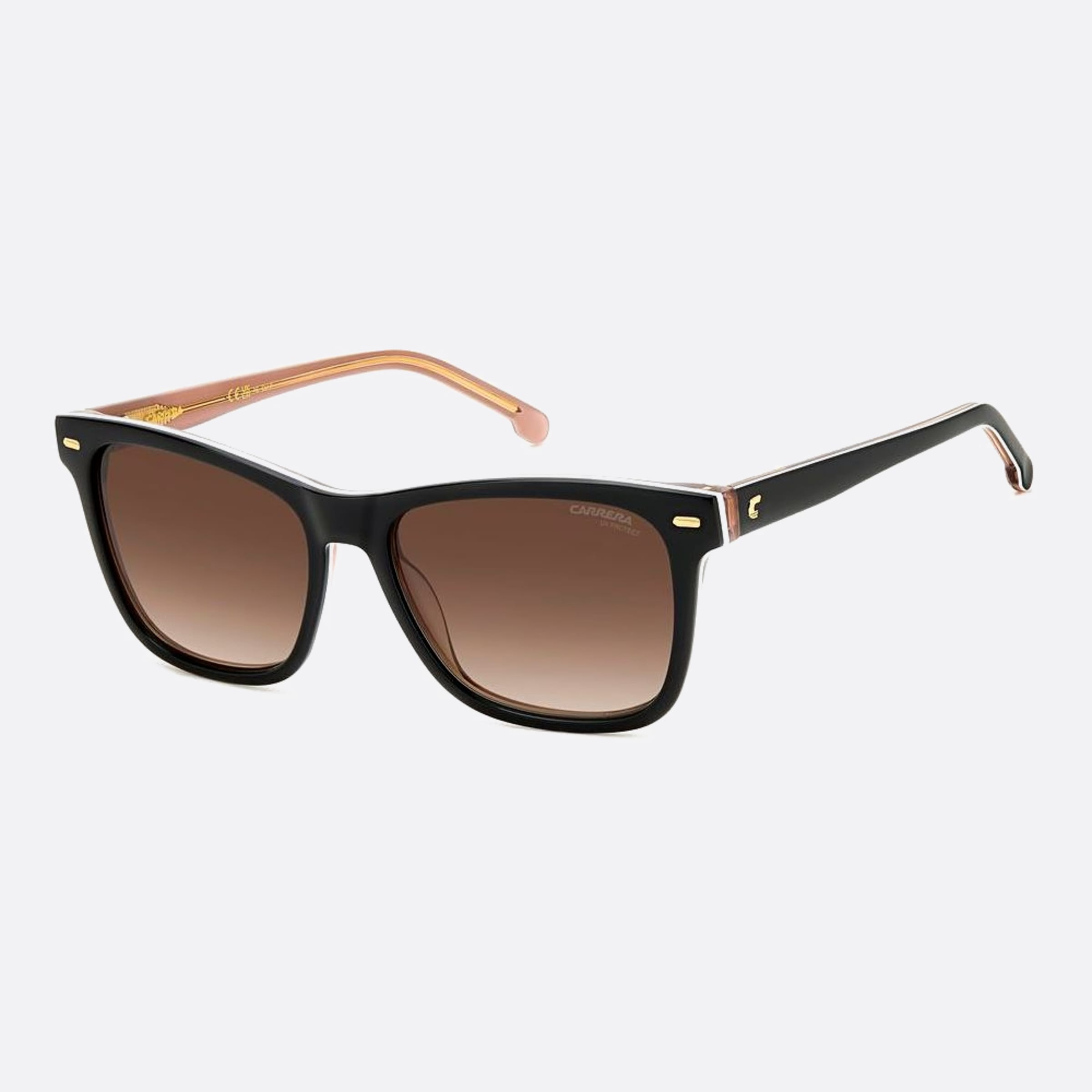 Carrera 54mm Carrera 6x4 Black Squared Women Sunglasses - Side View