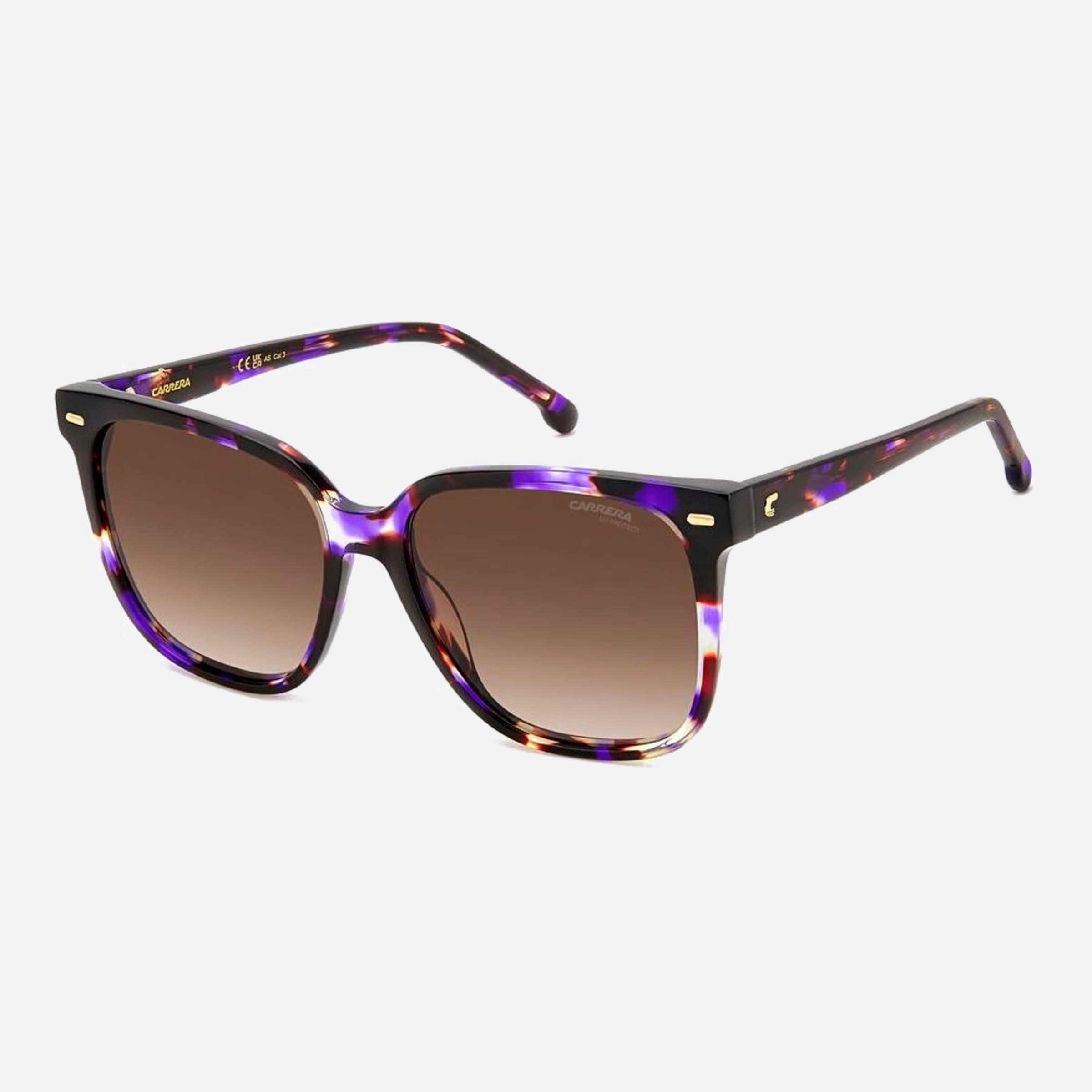 Carrera 55mm Carrera Hkz Violet Squared Women Sunglasses - Side View