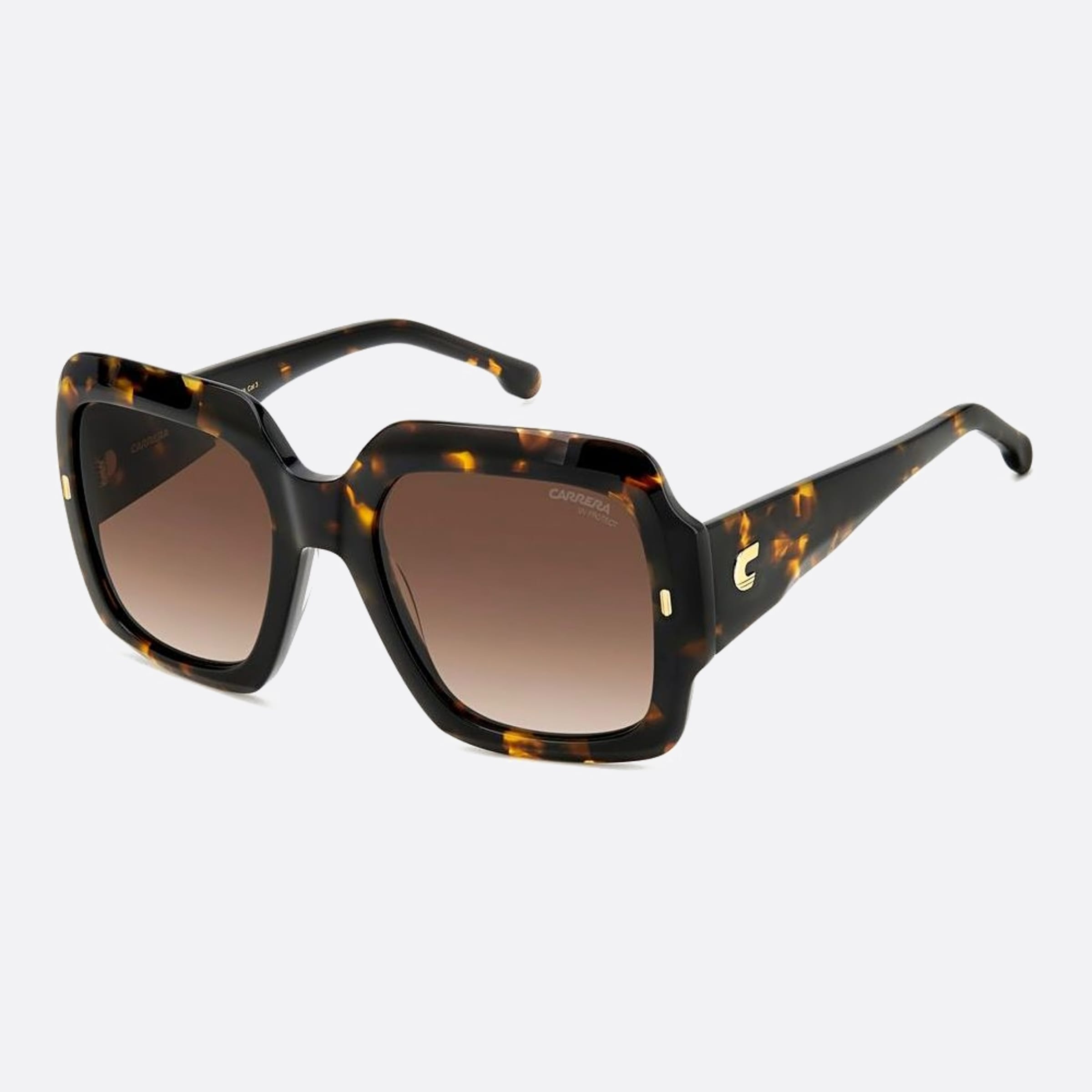 Carrera 54mm Carrera Havana Squared Women Sunglasses - Side View