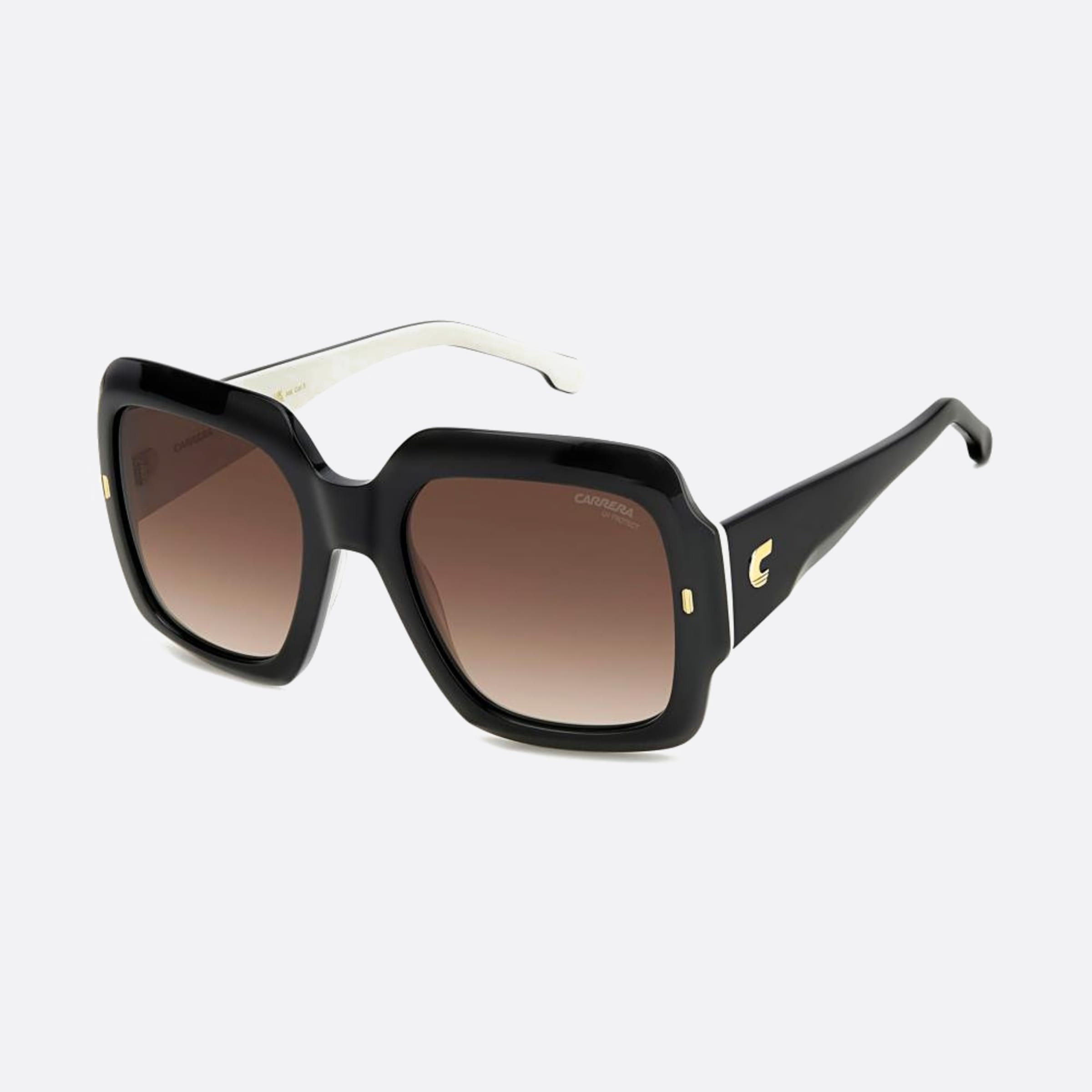 Carrera 54mm Carrera 80s Black Squared Women Sunglasses - Side View