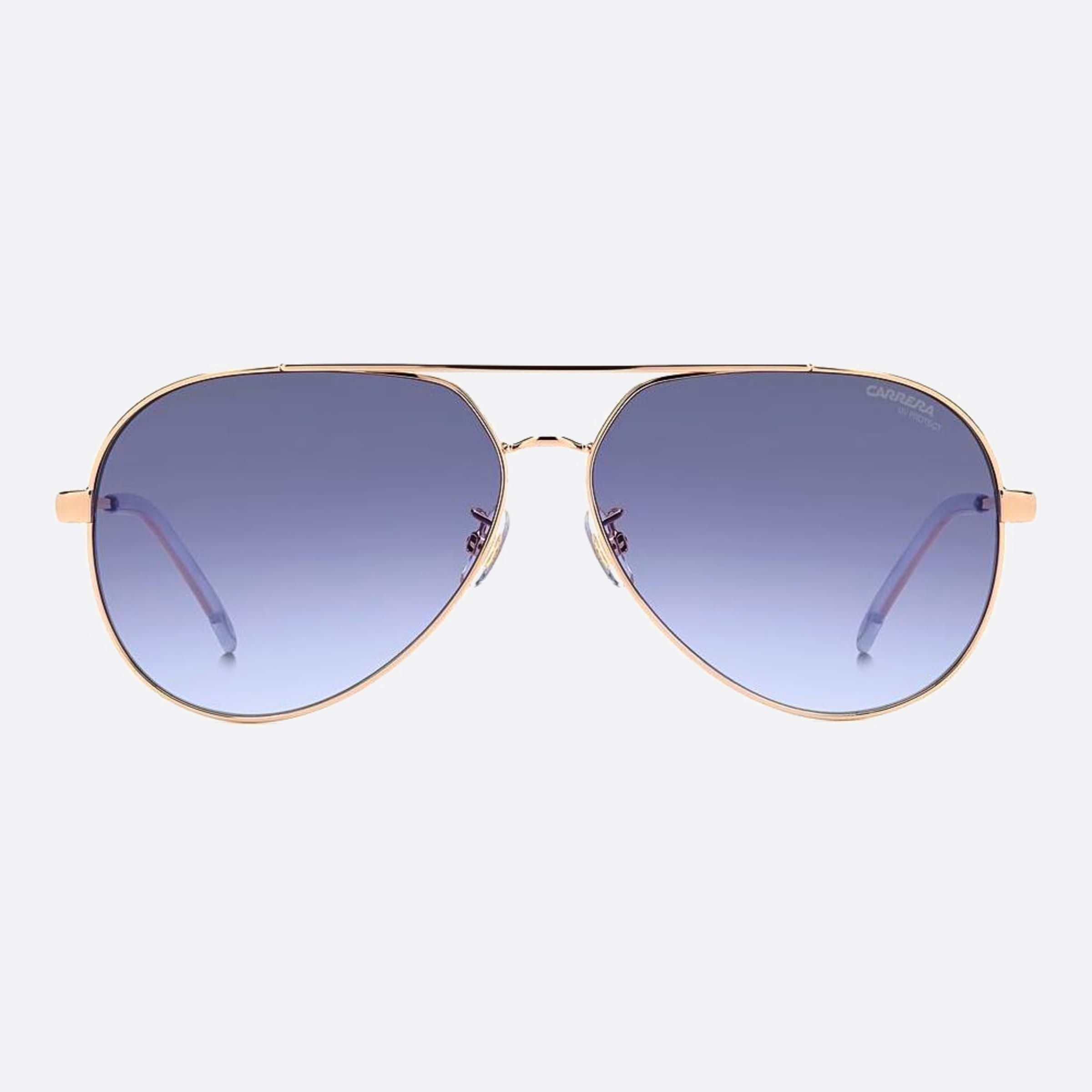 Carrera 63mm Carrera Lks Gold Pilot Women Sunglasses - Main View
