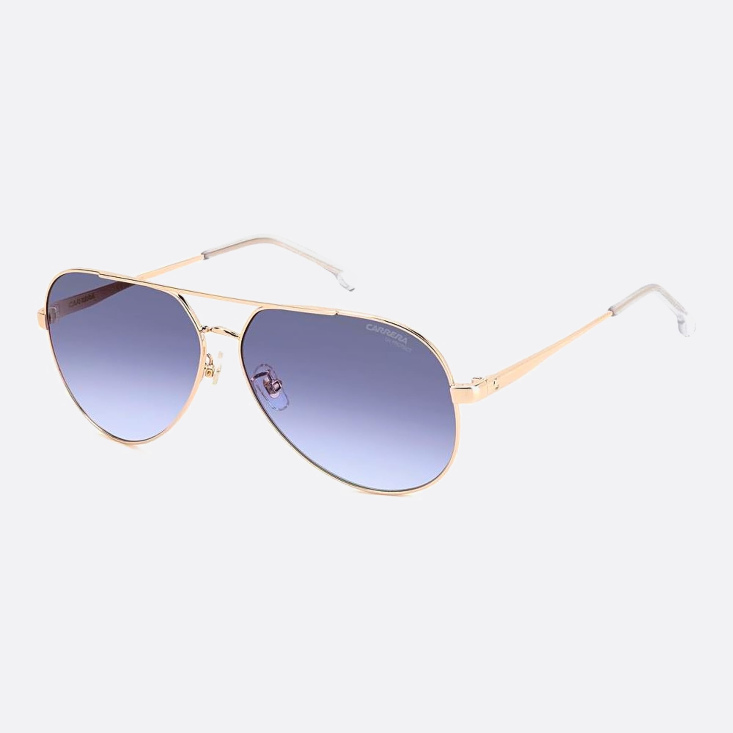 Carrera 63mm Carrera Lks Gold Pilot Women Sunglasses - Side View
