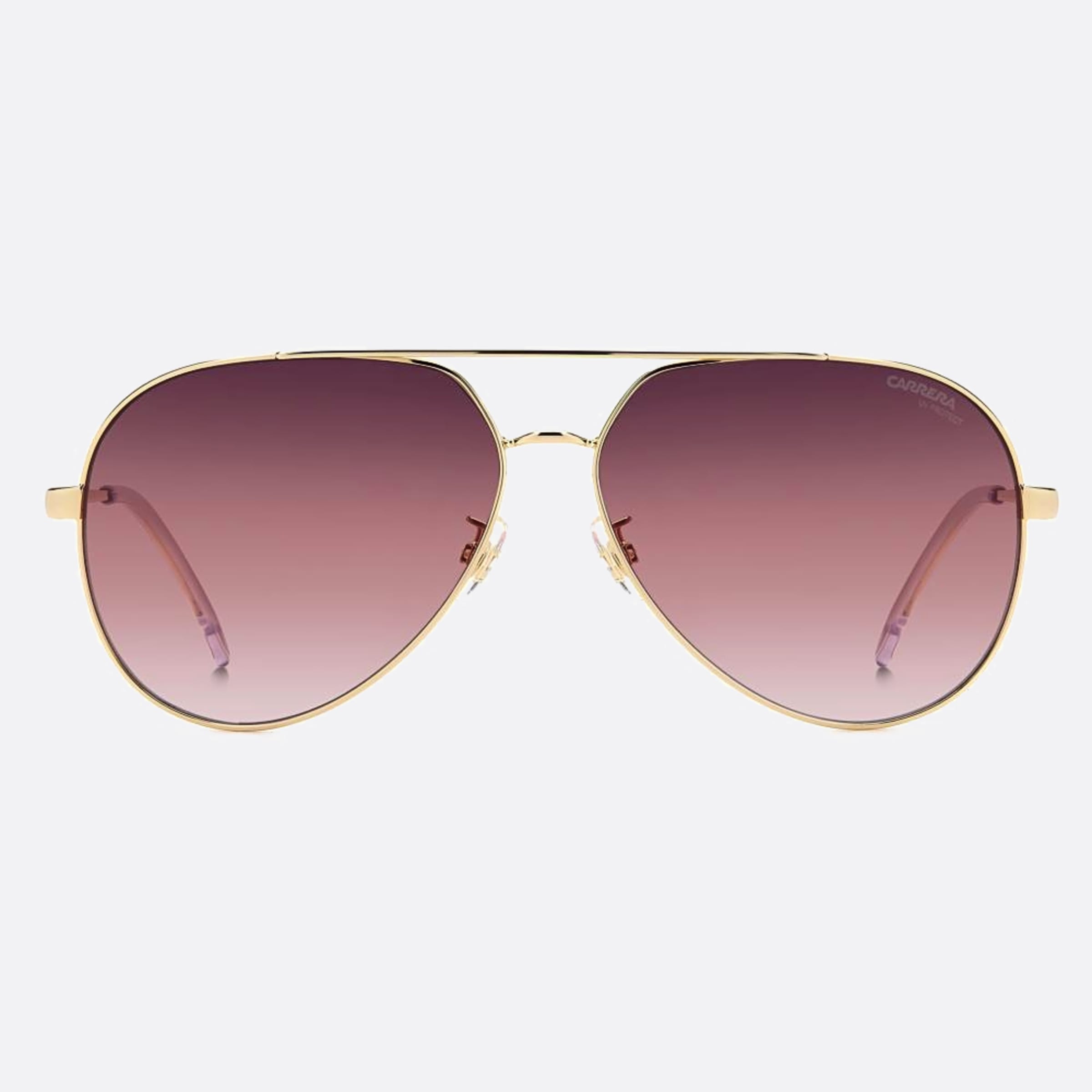 Carrera 63mm Carrera Noa Gold Pilot Women Sunglasses - Main View