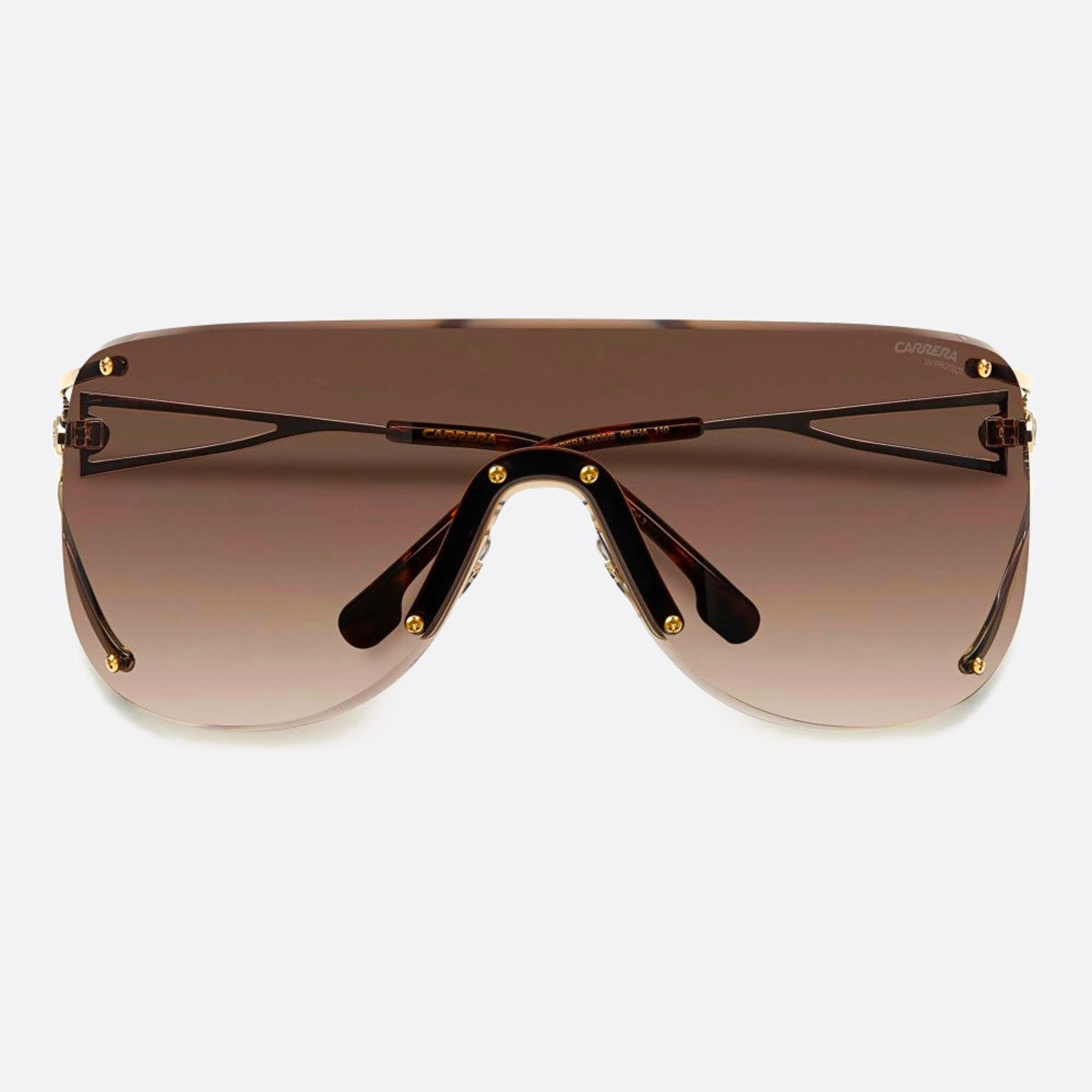 Carrera 99mm Carrera 06j Gold Shield Women Sunglasses - Detail View