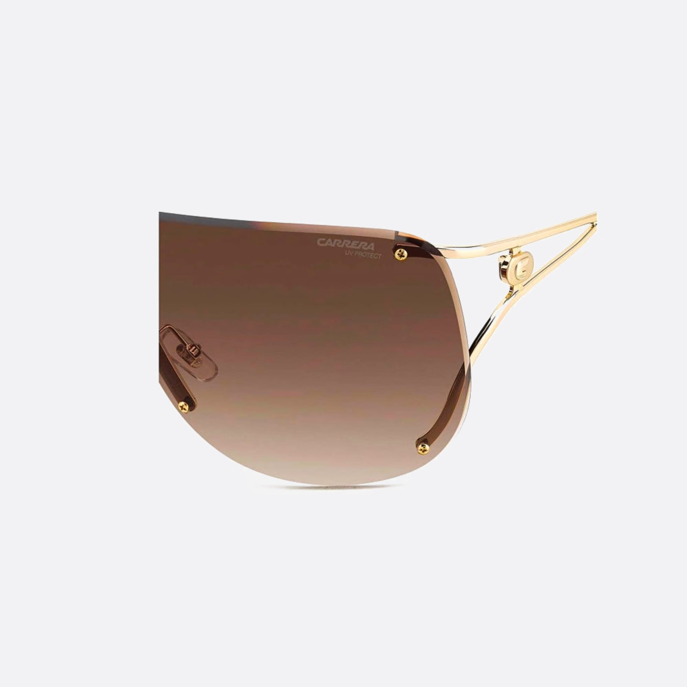 Carrera 99mm Carrera 06j Gold Shield Women Sunglasses - Additional Angle