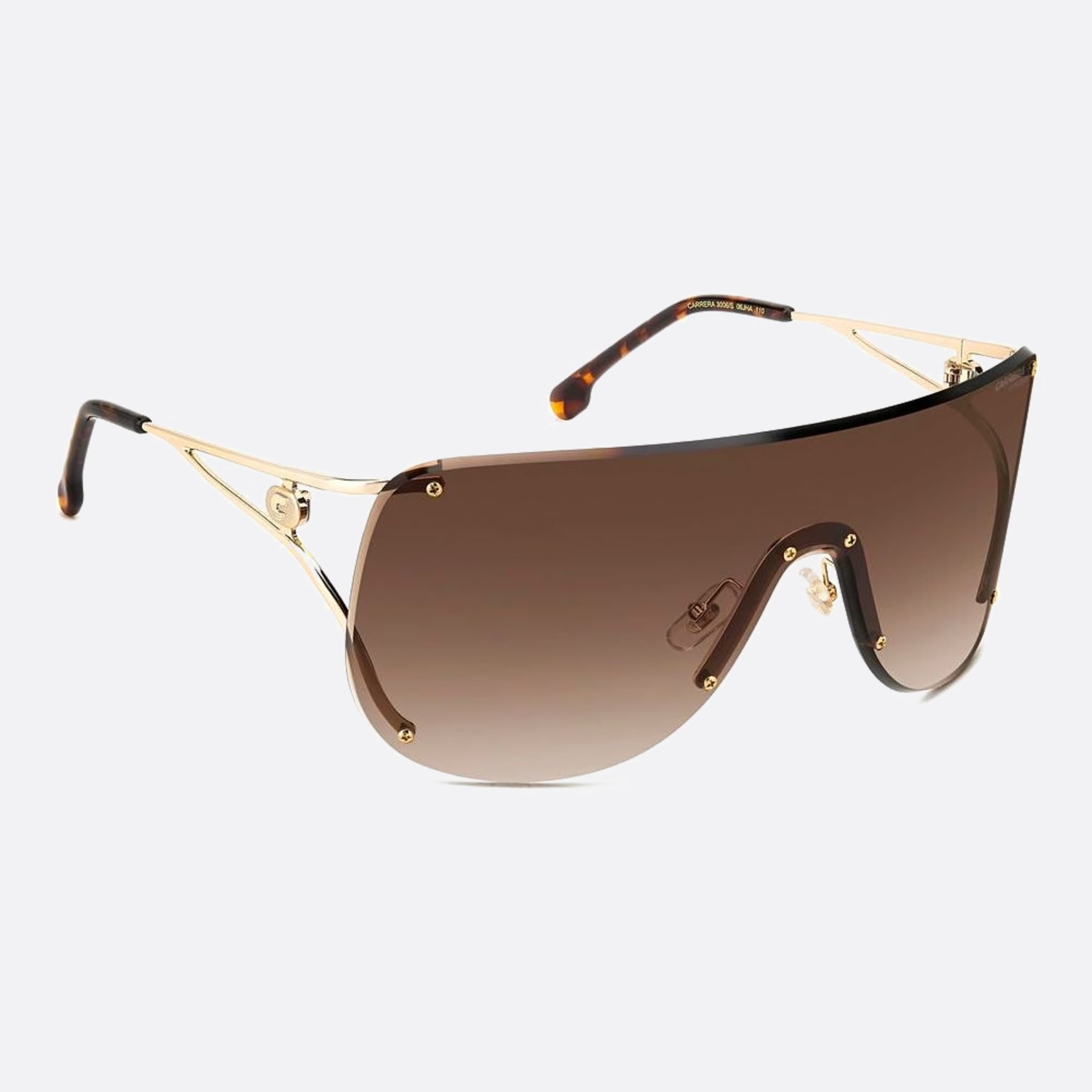 Carrera 99mm Carrera 06j Gold Shield Women Sunglasses - Additional Angle