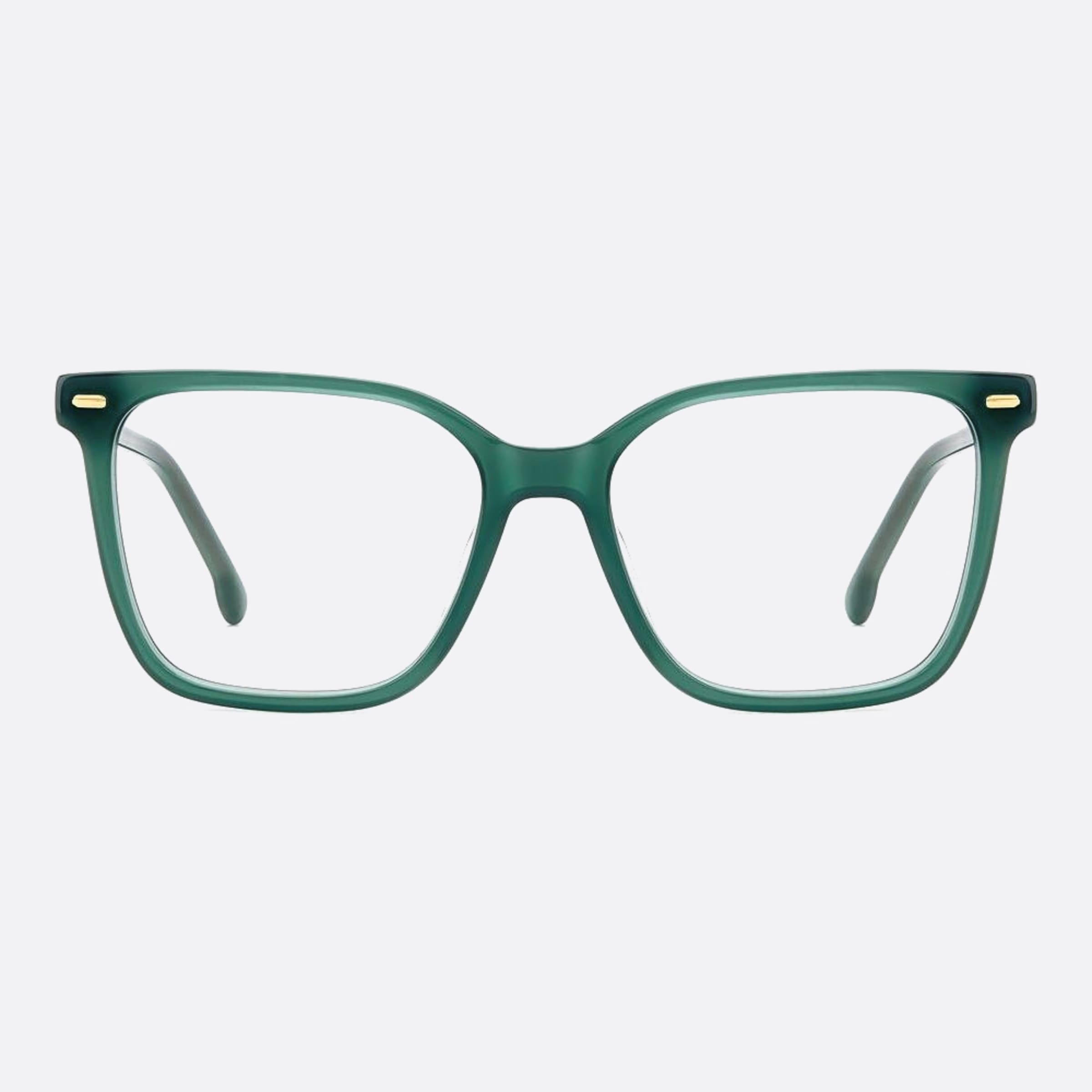Carrera 53mm Carrera 1ed Green Squared Women Eyeglasses - Main View