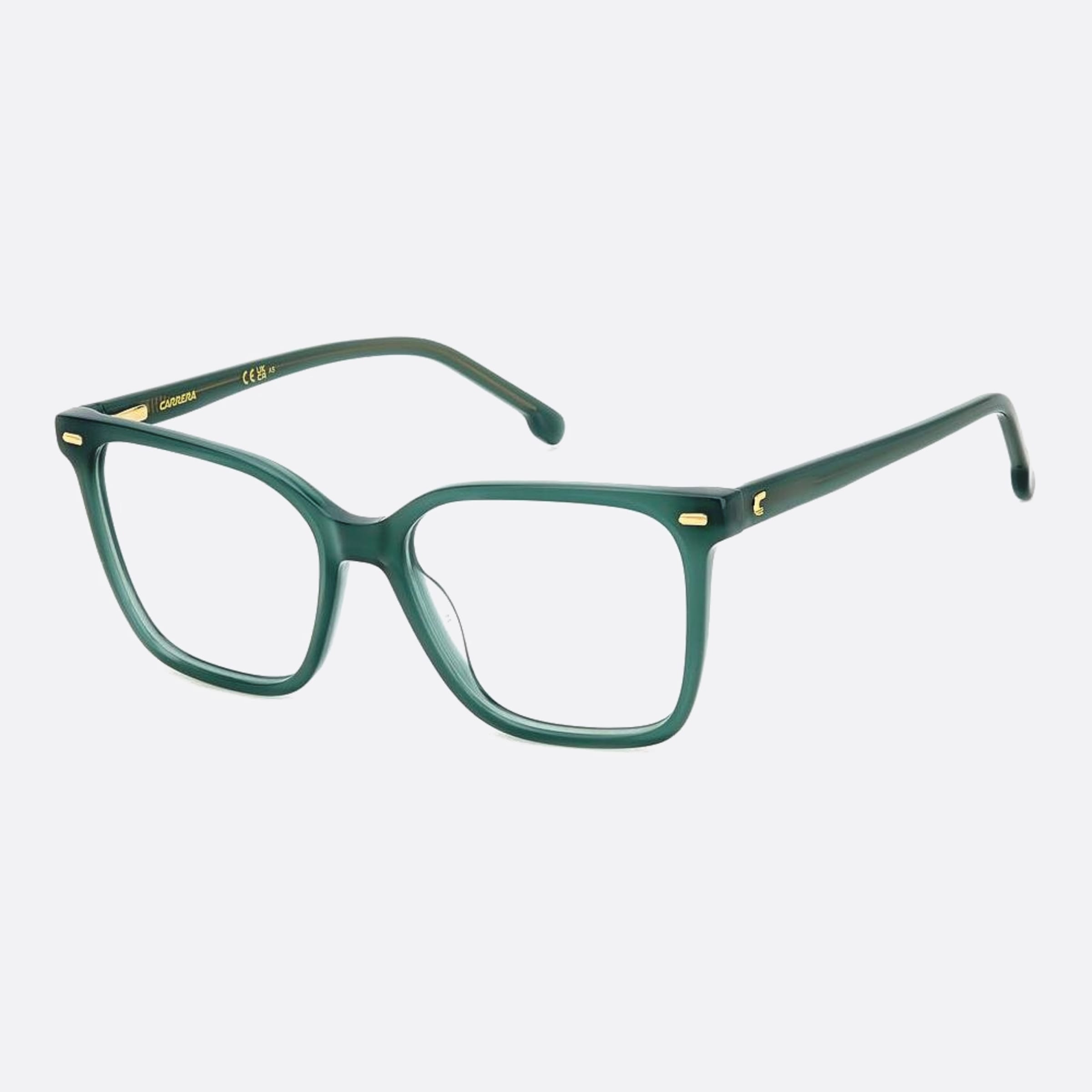 Carrera 53mm Carrera 1ed Green Squared Women Eyeglasses - Side View