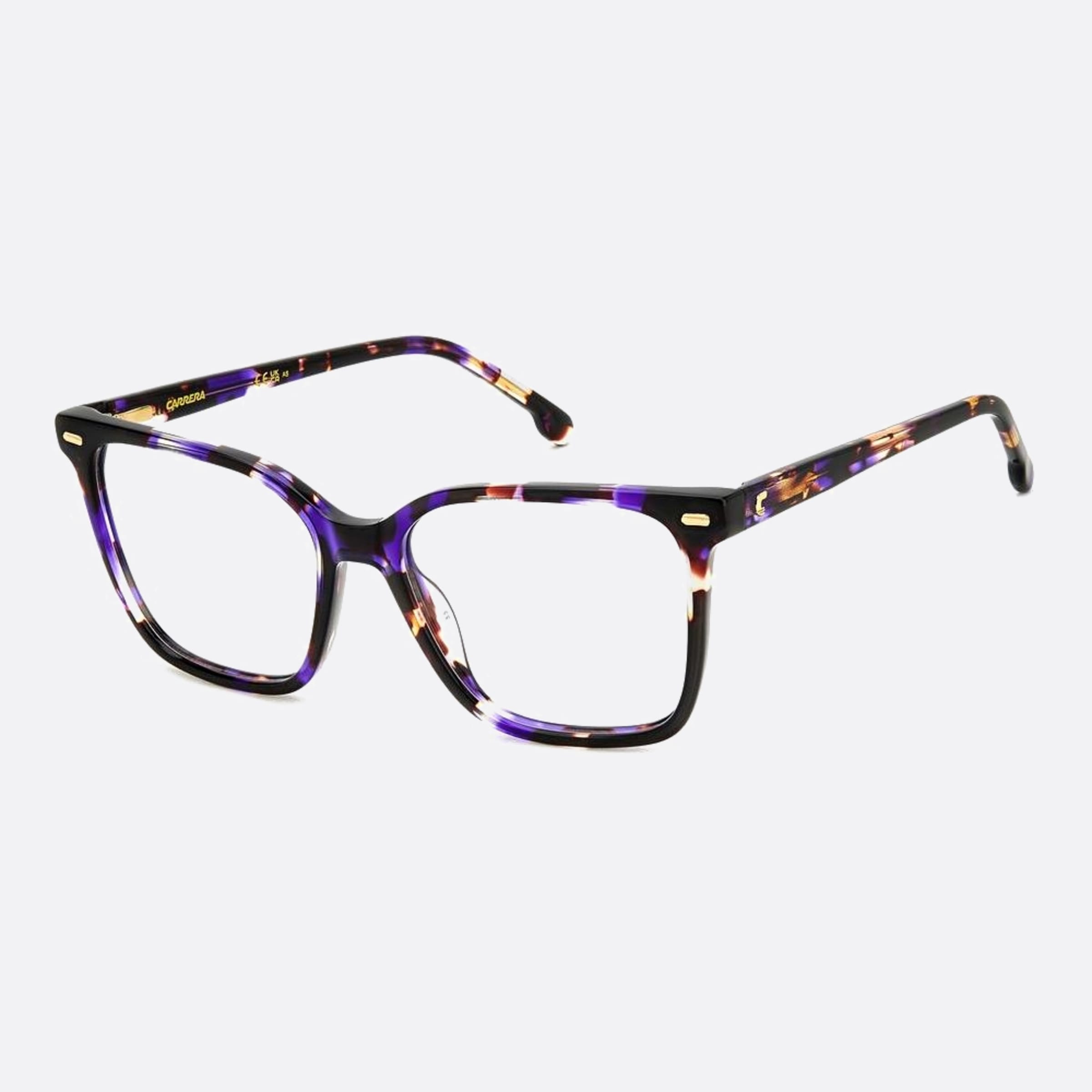 Carrera 53mm Carrera Hkz Violet Squared Women Eyeglasses - Side View