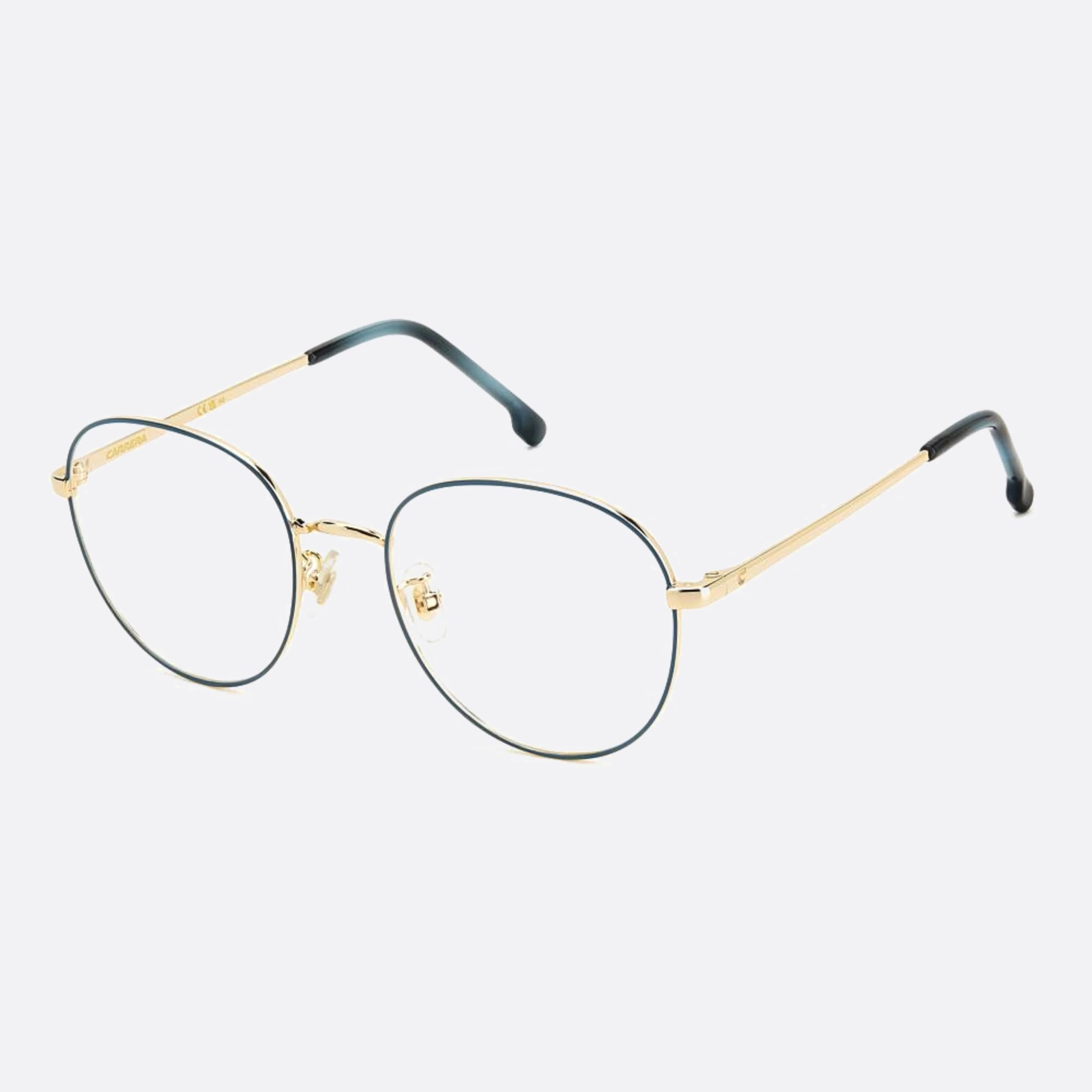 Carrera 53mm Carrera 5f6 Gold Pantos Women Eyeglasses - Side View