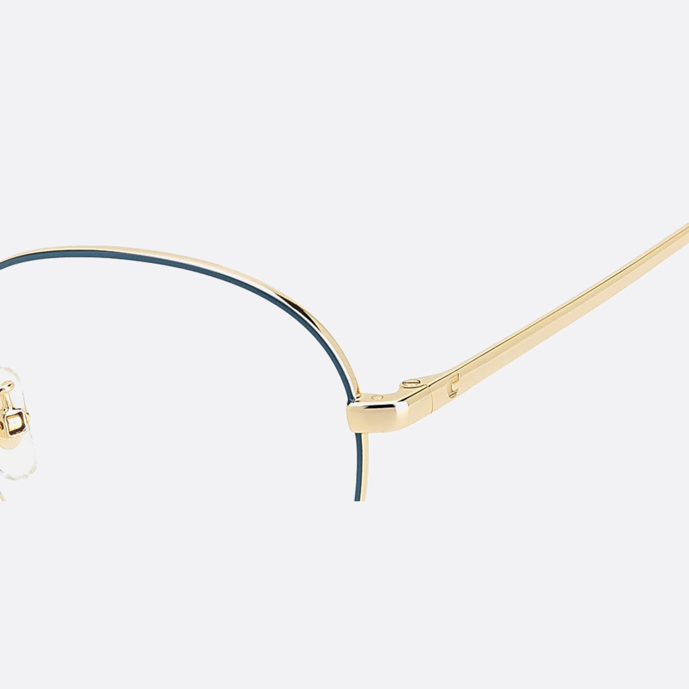 Carrera 53mm Carrera 5f6 Gold Pantos Women Eyeglasses - Detail View
