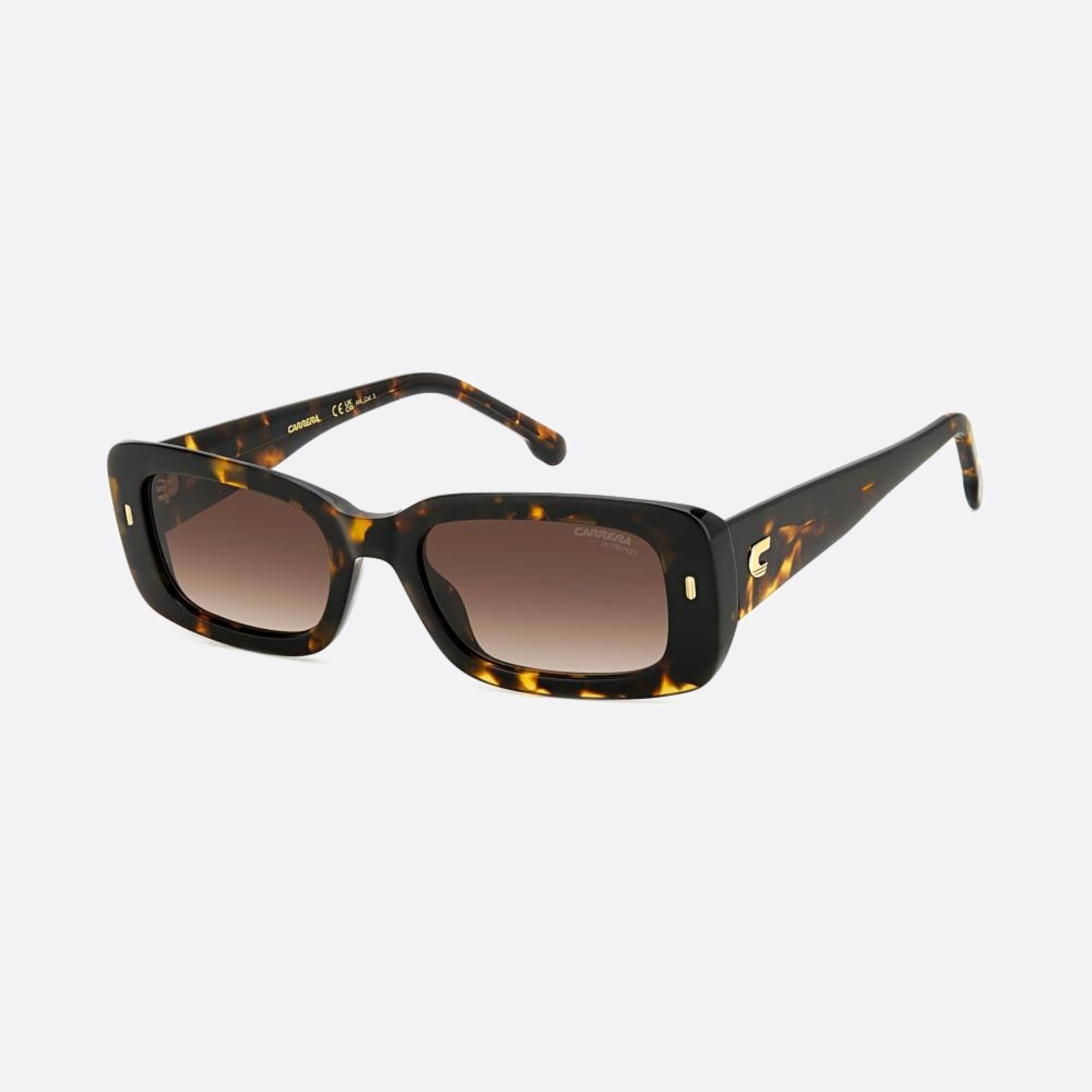 Carrera 53mm Carrera Black Squared Women Sunglasses - Side View