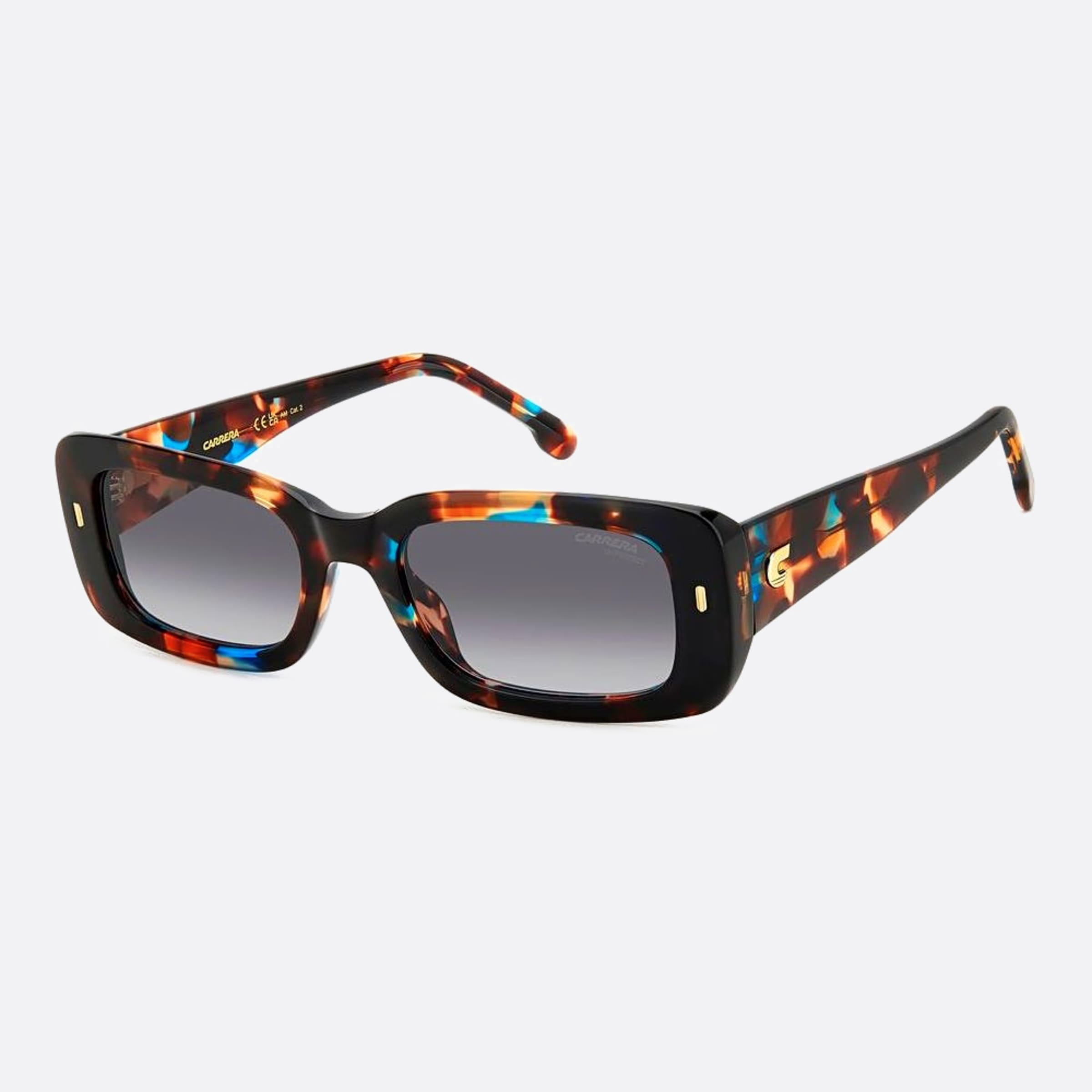 Carrera 53mm Carrera Jbw Blue Squared Women Sunglasses - Side View