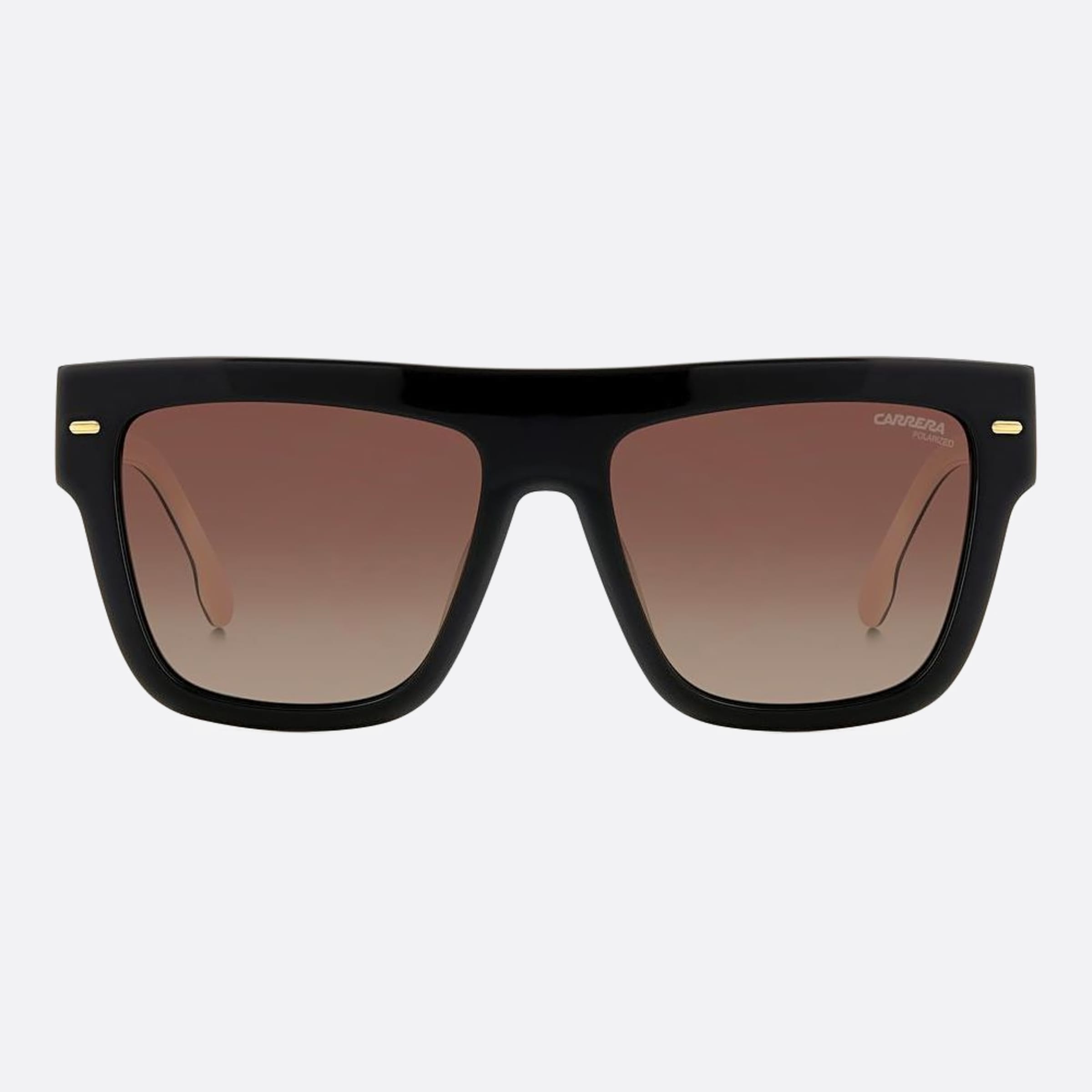 Carrera 55mm Carrera 80s Black Geometric Polarized Women Sunglasses - Main View