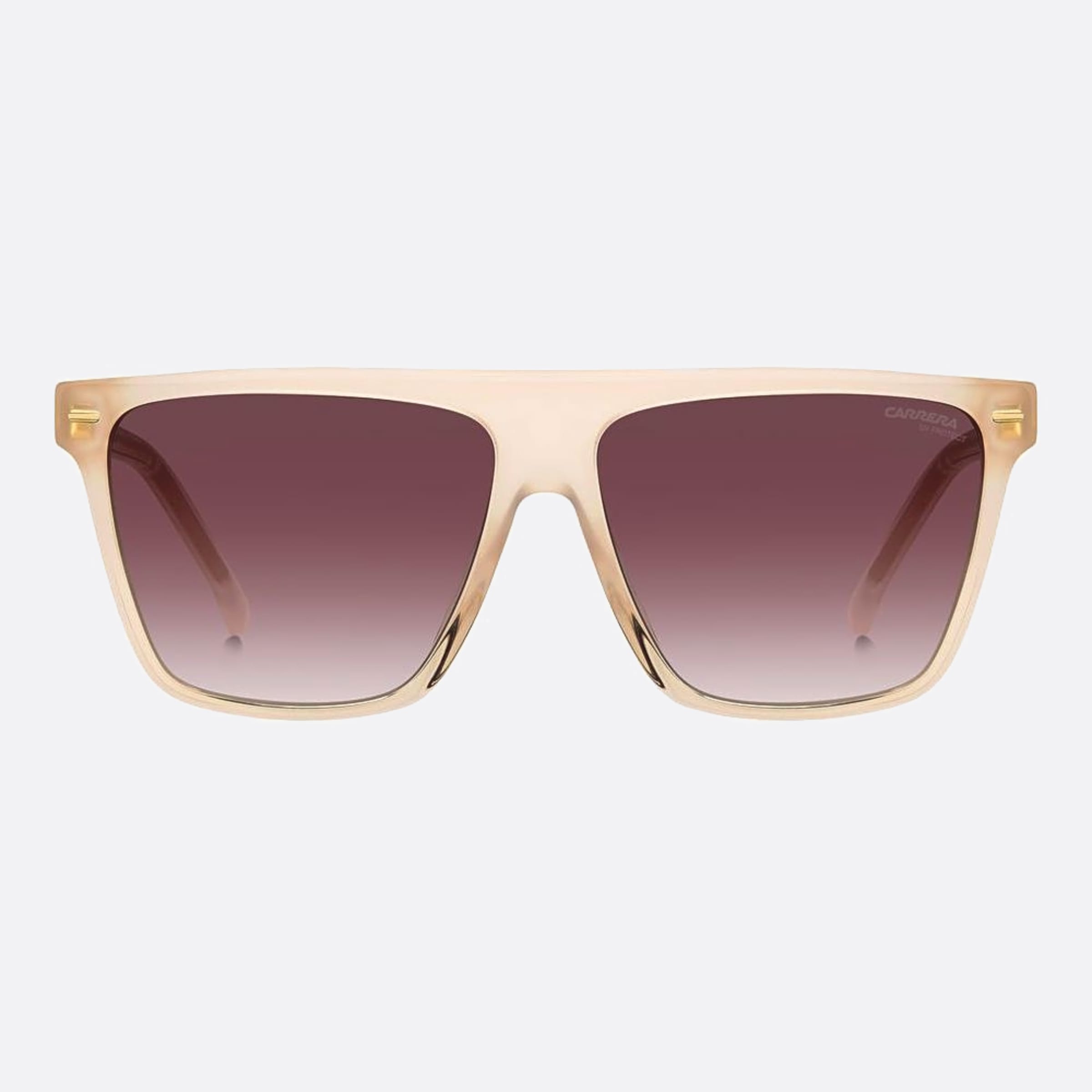 Carrera 58mm Carrera Szj White Squared Women Sunglasses - Main View
