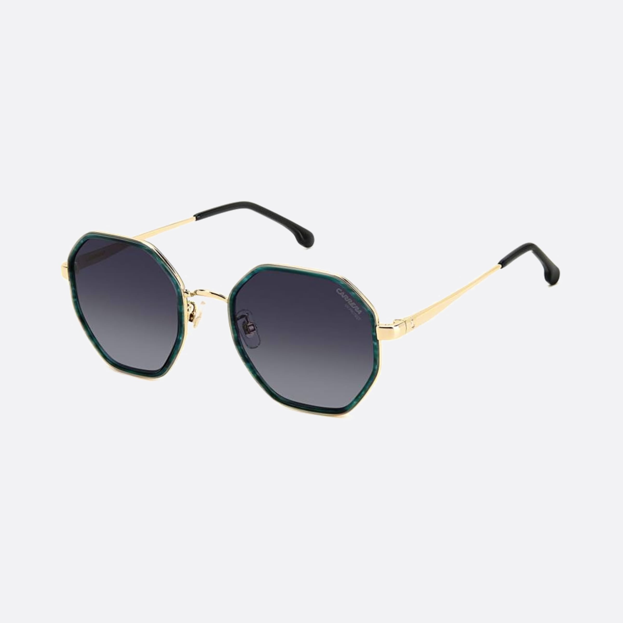 Carrera 53mm Carrera 6ak Green Geometric Women Sunglasses - Side View