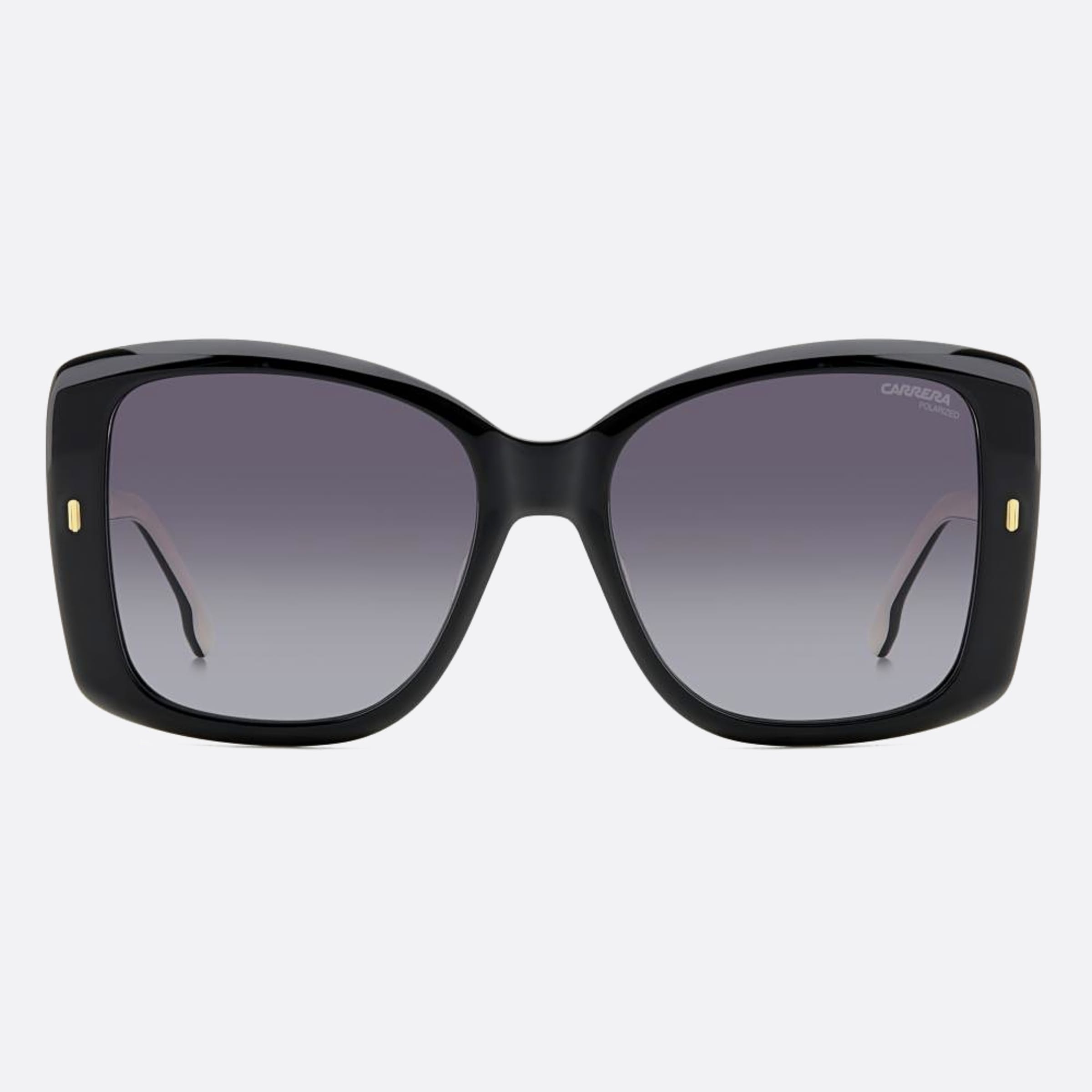 Carrera 56mm Carrera 80s Black Squared Polarized Women Sunglasses - Main View