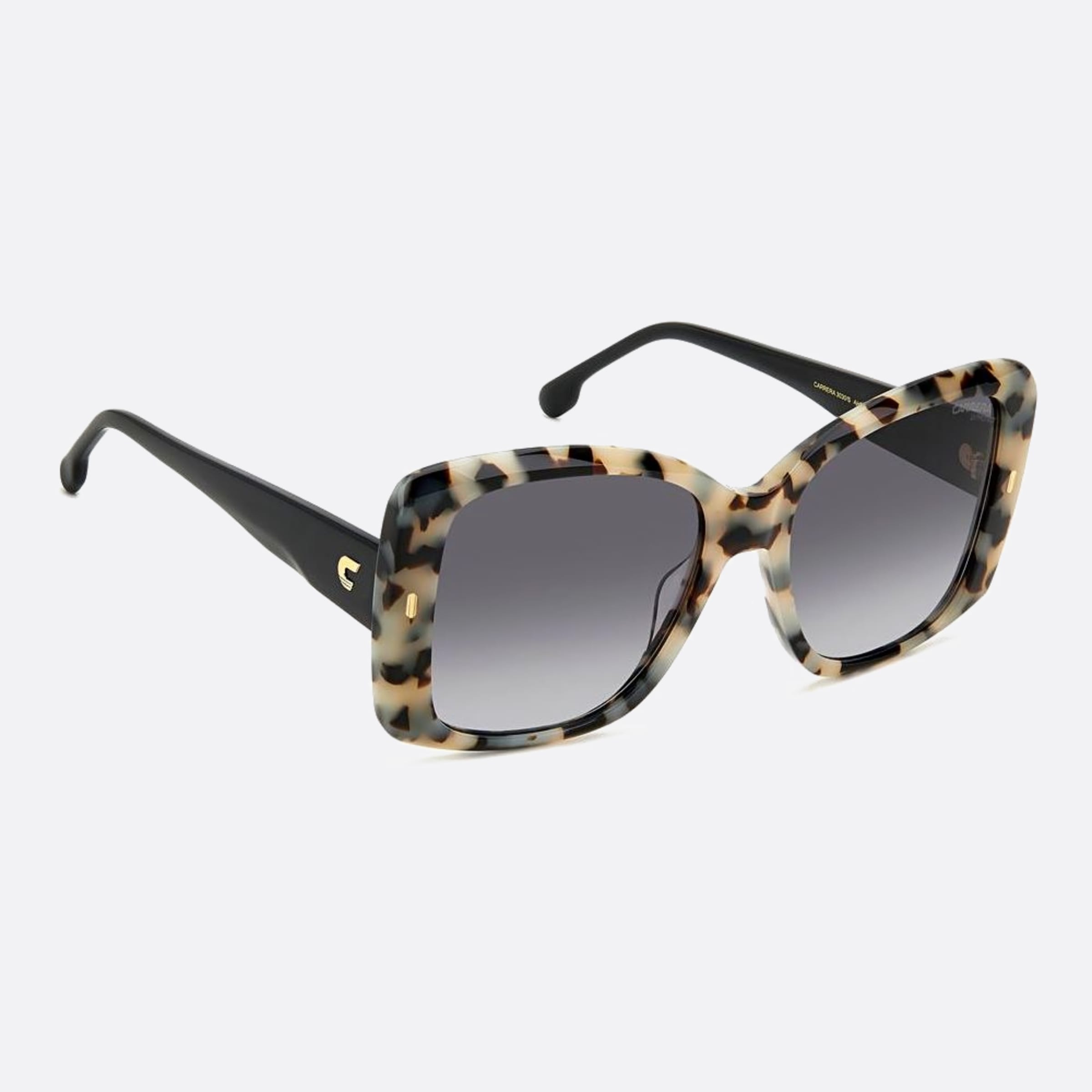 Carrera 56mm Carrera Ahf Havana Squared Women Sunglasses - Detail View