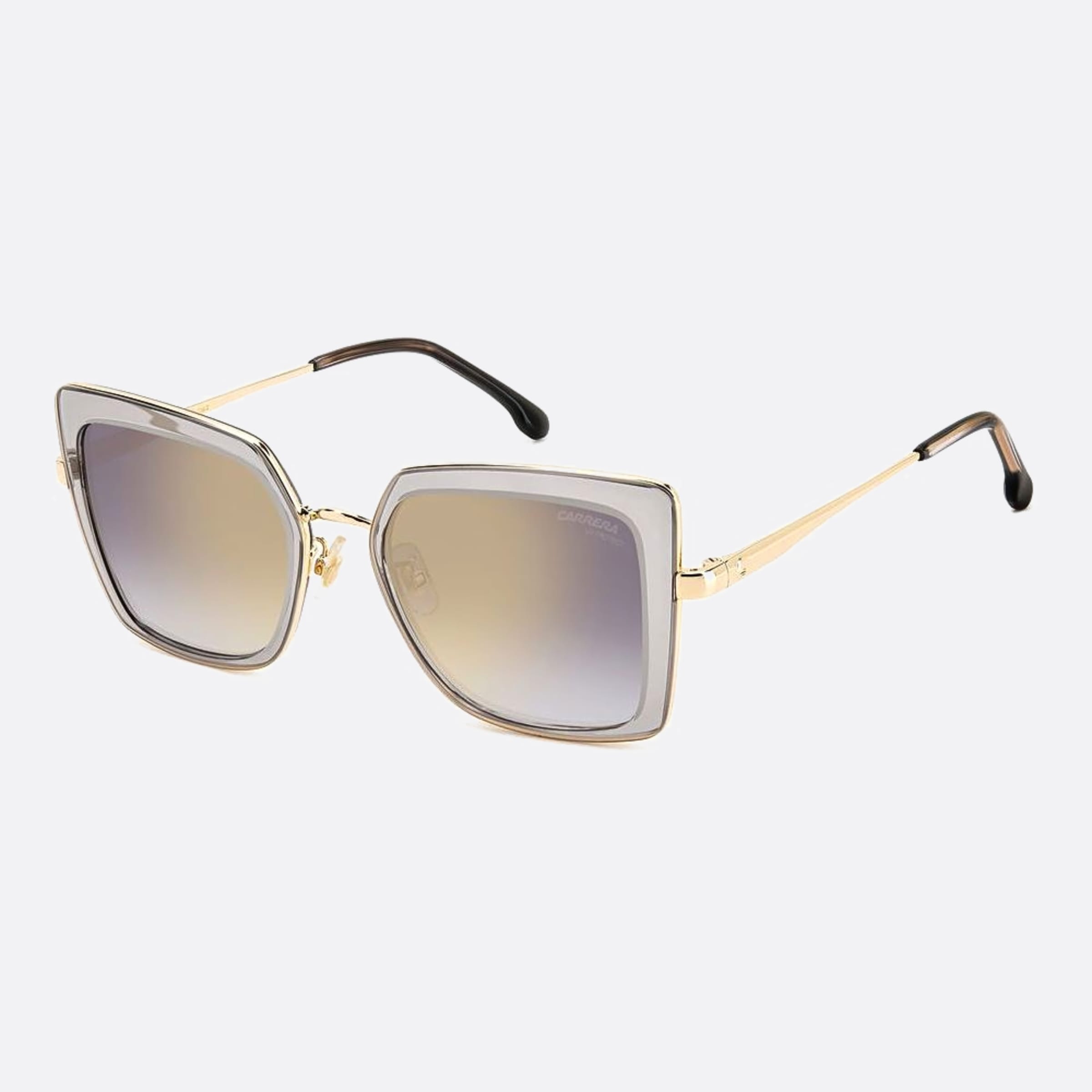 Carrera 53mm Carrera Kb7 Grey Butterfly Women Sunglasses - Side View