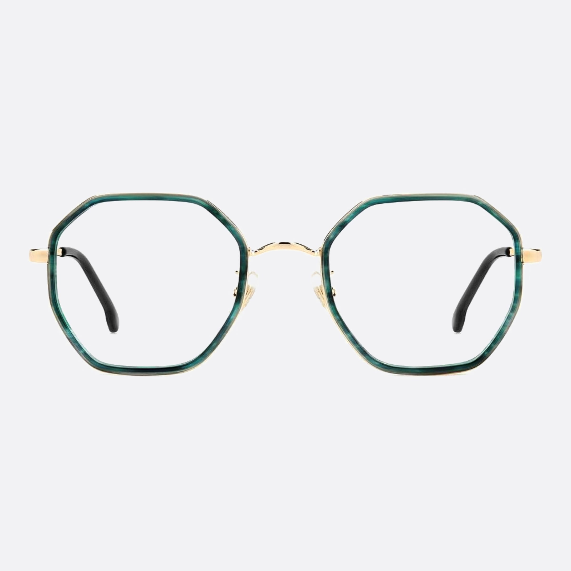Carrera 51mm Carrera 6ak Green Geometric Women Eyeglasses - Main View