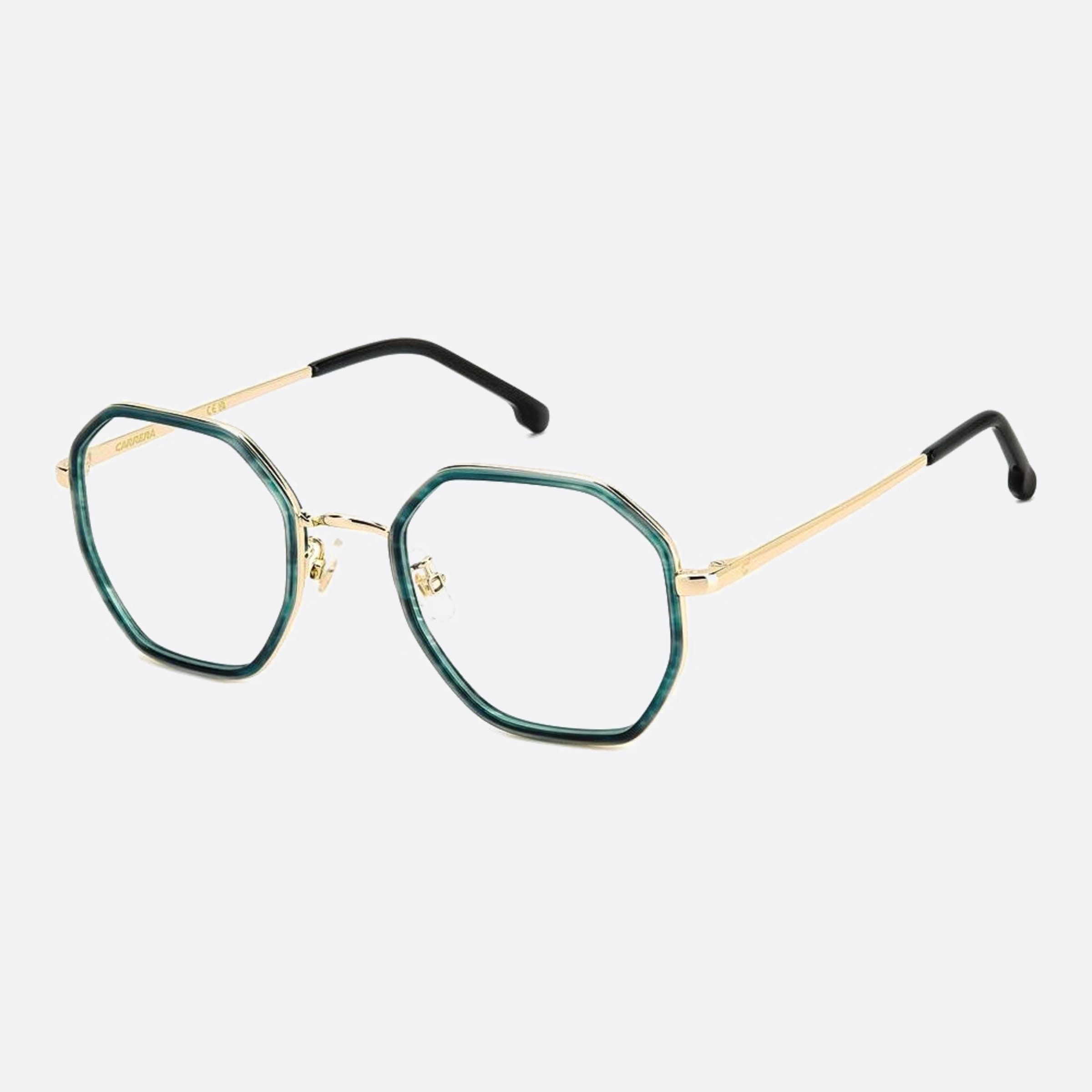 Carrera 51mm Carrera 6ak Green Geometric Women Eyeglasses - Side View