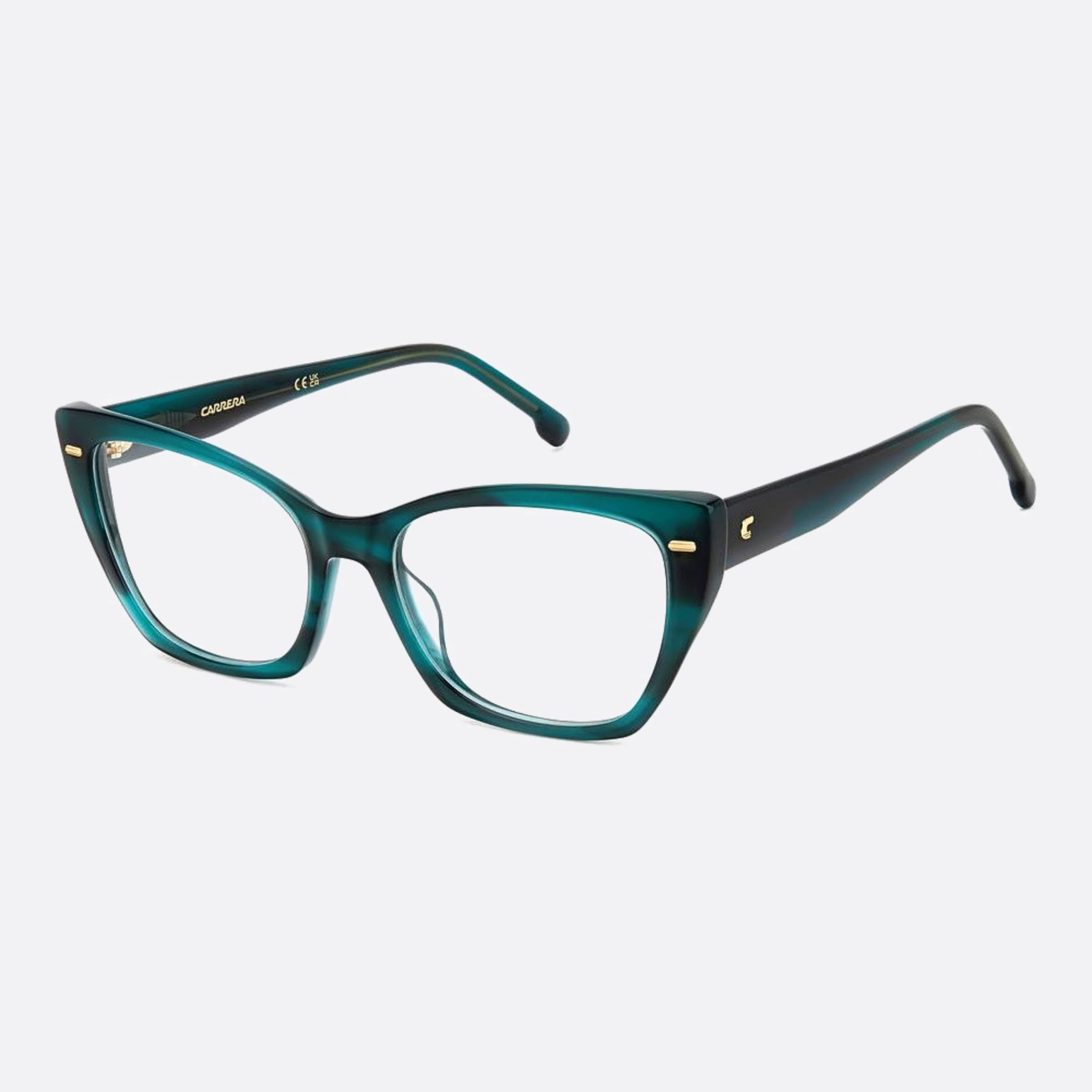 Carrera 54mm Carrera 6ak Green Squared Women Eyeglasses - Side View
