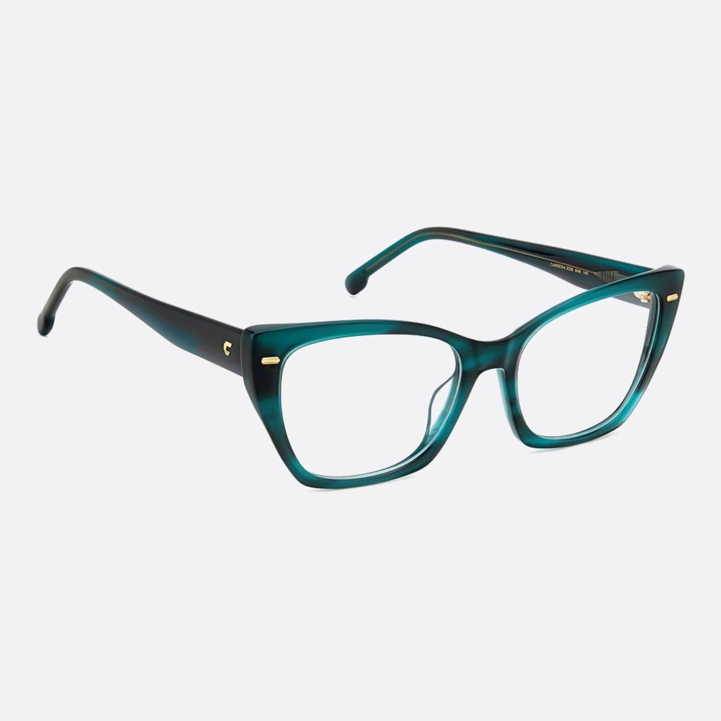 Carrera 54mm Carrera 6ak Green Squared Women Eyeglasses - Detail View