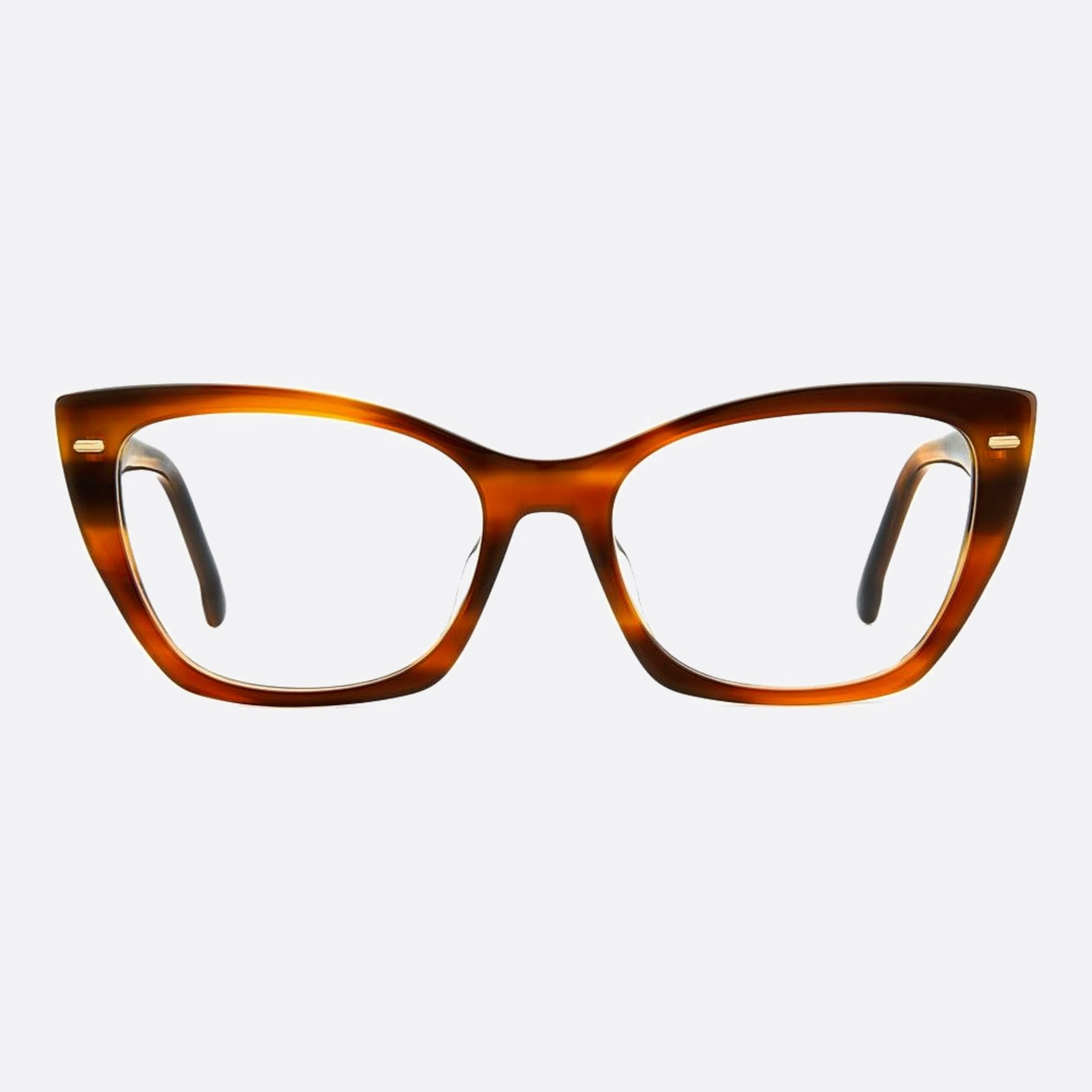 Carrera 54mm Carrera Ex4 Brown Squared Women Eyeglasses - Main View