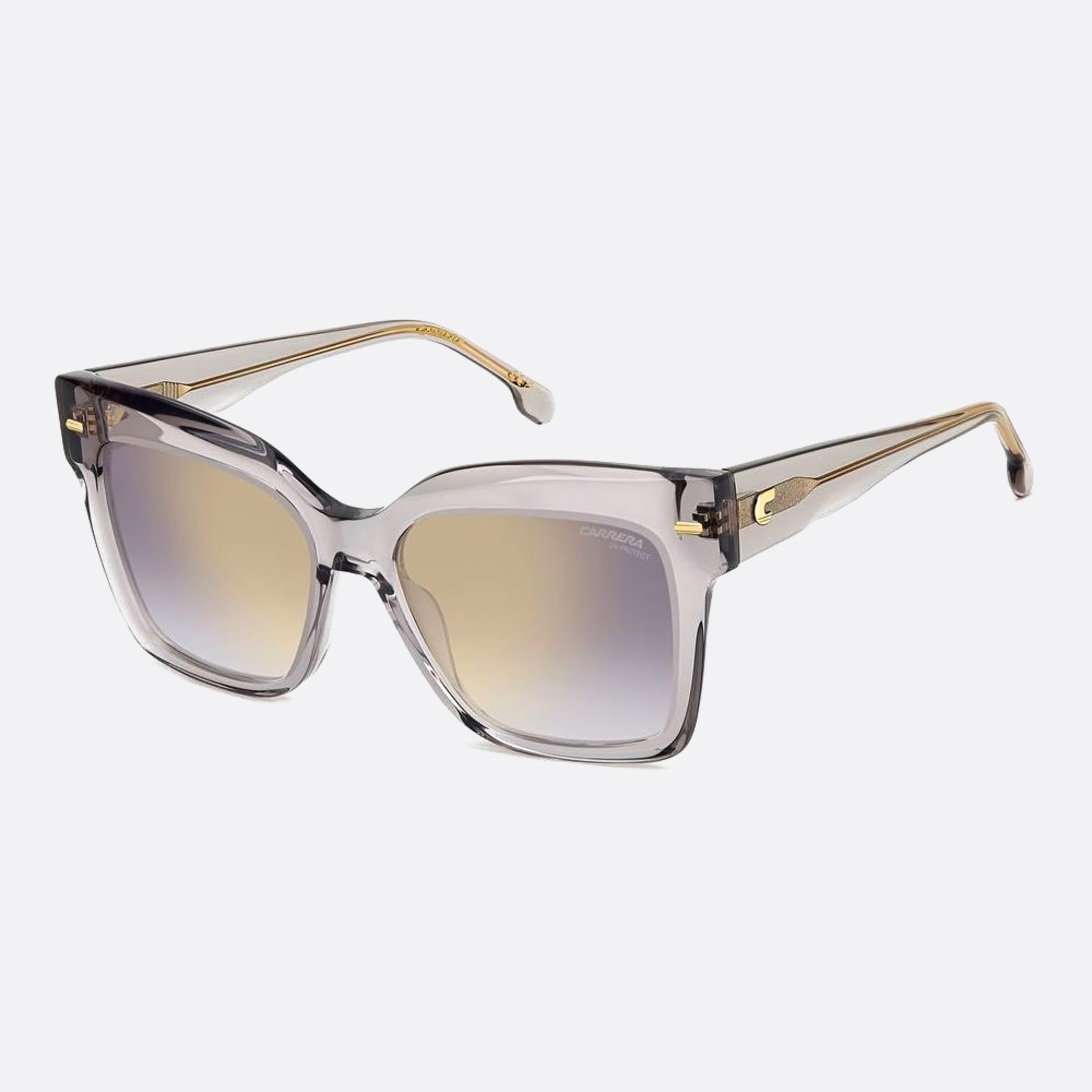 Carrera 54mm Carrera Kb7 Grey Geometric Women Sunglasses - Side View