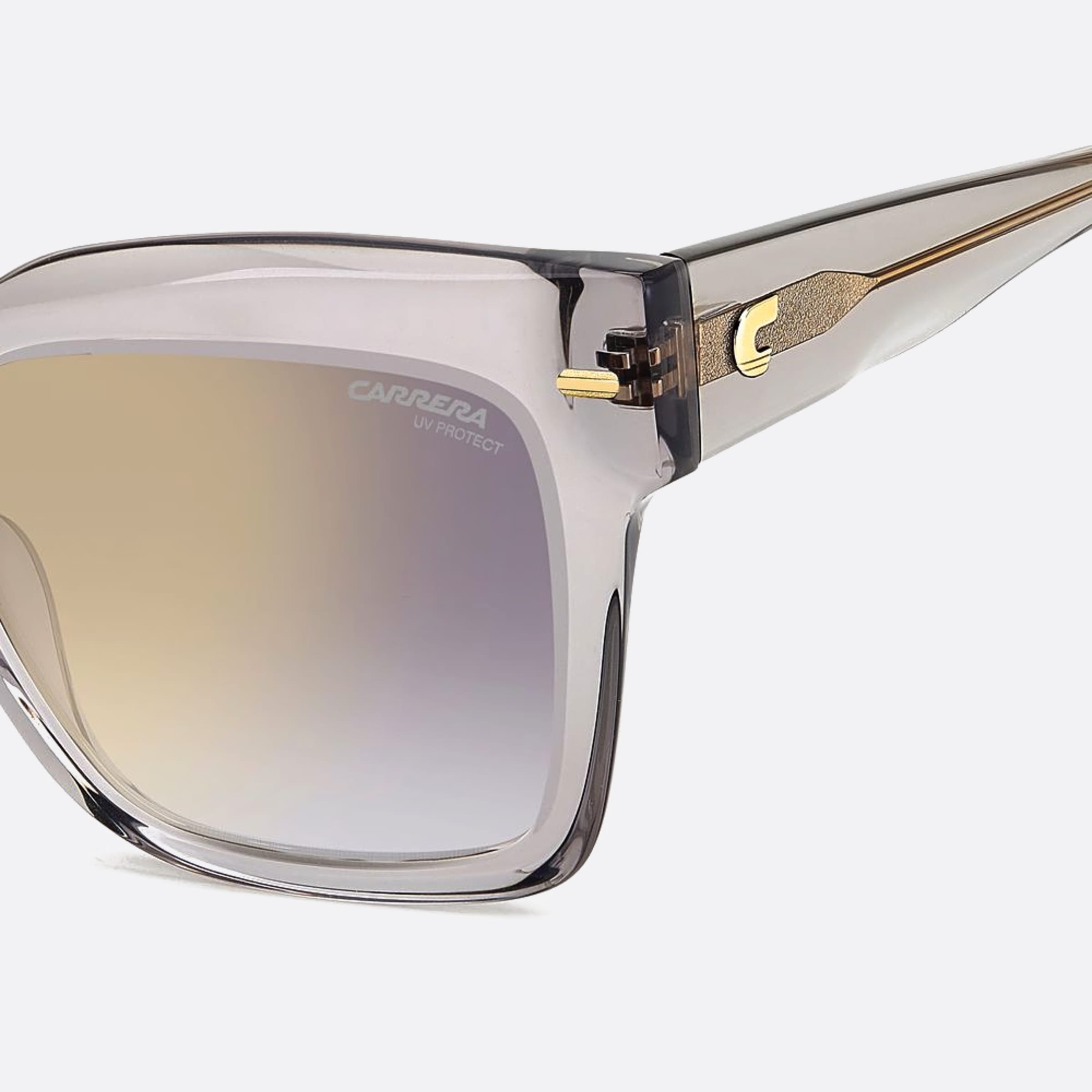 Carrera 54mm Carrera Kb7 Grey Geometric Women Sunglasses - Detail View